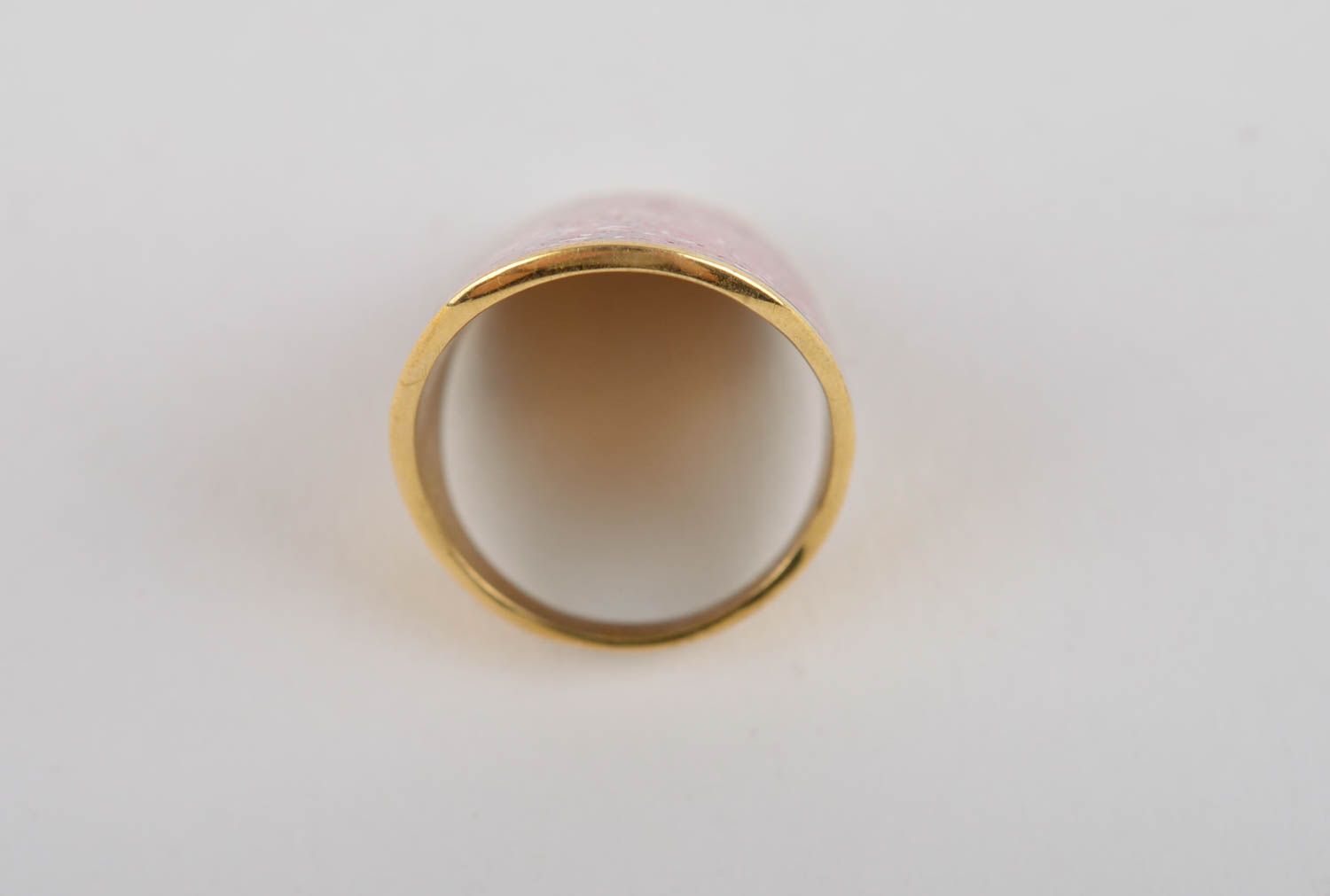 Messing Schmuck handgeschaffen Ring für Damen interessanter Modeschmuck Ring foto 5