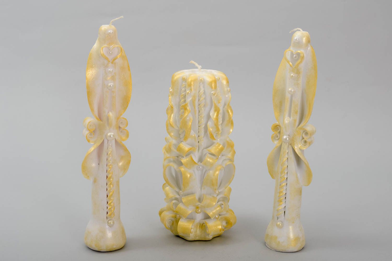 Unusual handmade decorative candles 3 wedding candles candle art room ideas photo 5