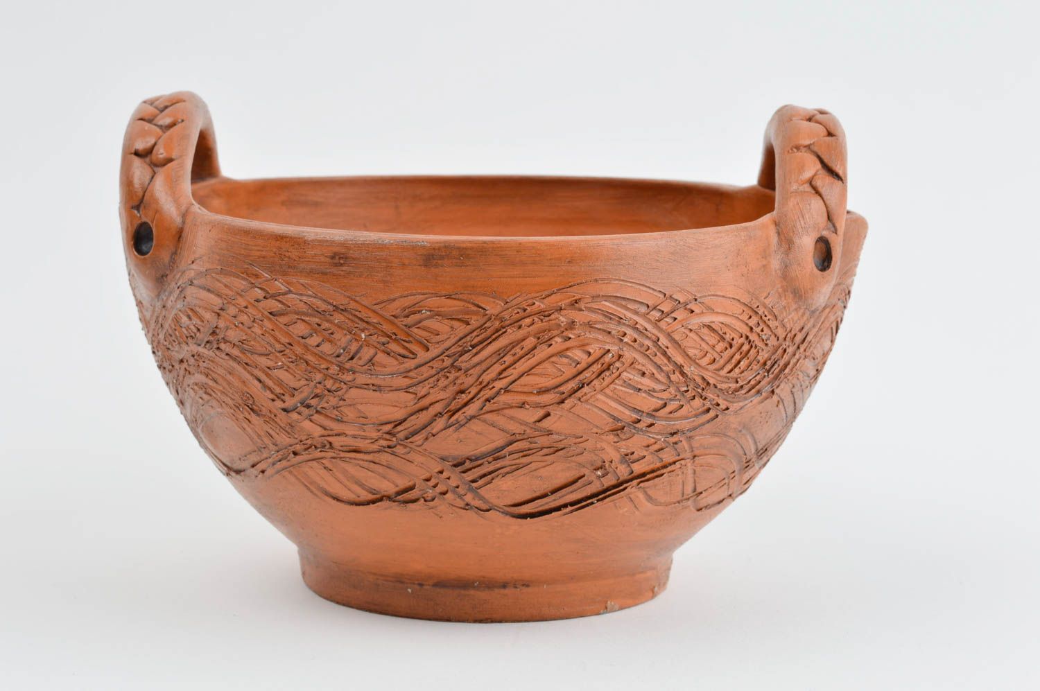 Handmade ceramic cachepot flower pot design home goods decorative use only photo 2