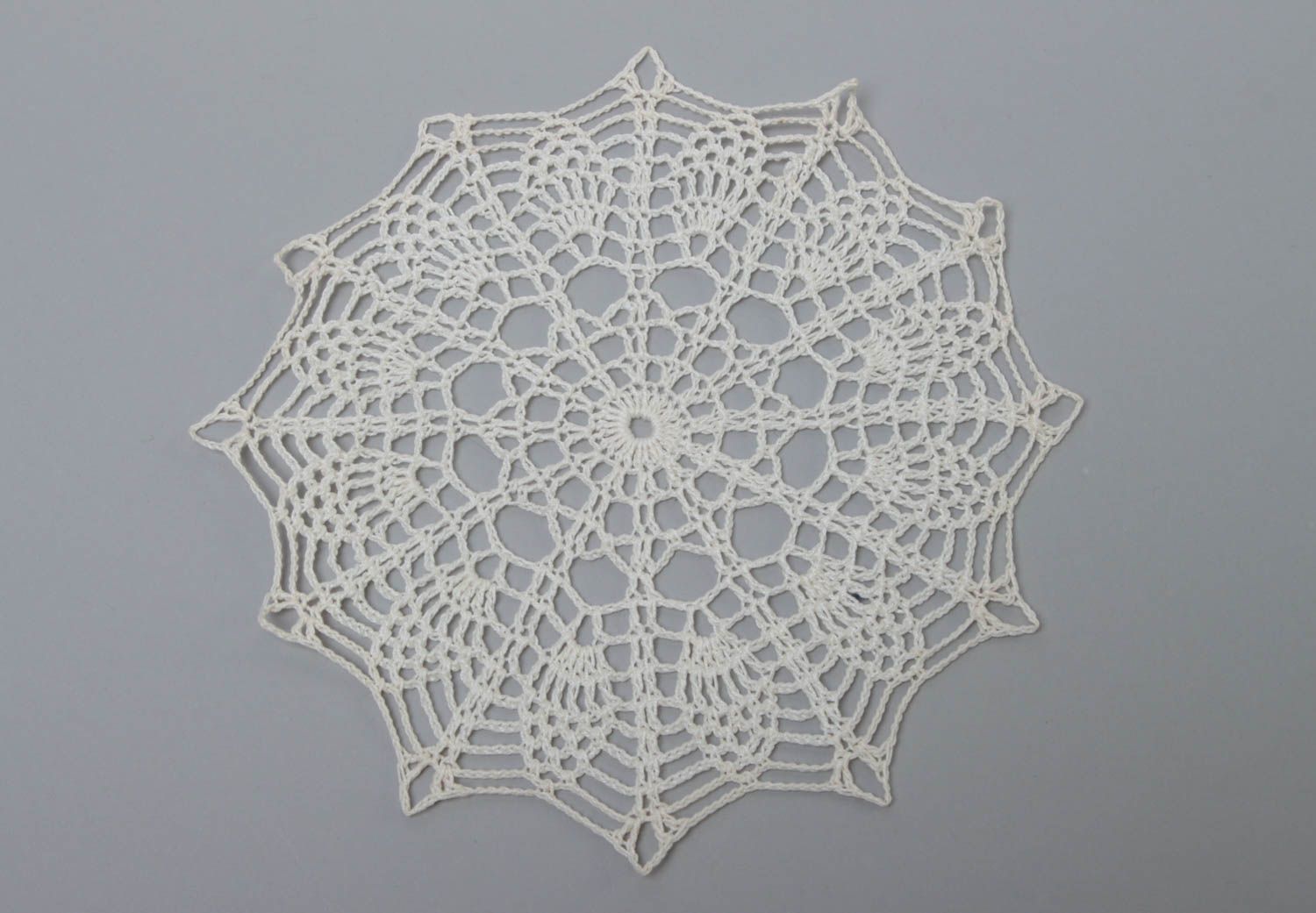 Beautiful handmade crochet napkin coffee table napkin designs home textiles photo 2