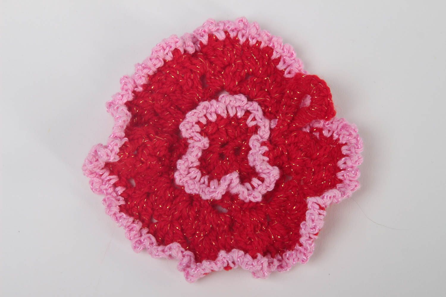 Crocheted handmade pot holder textile for home beautiful kitchen elements photo 2