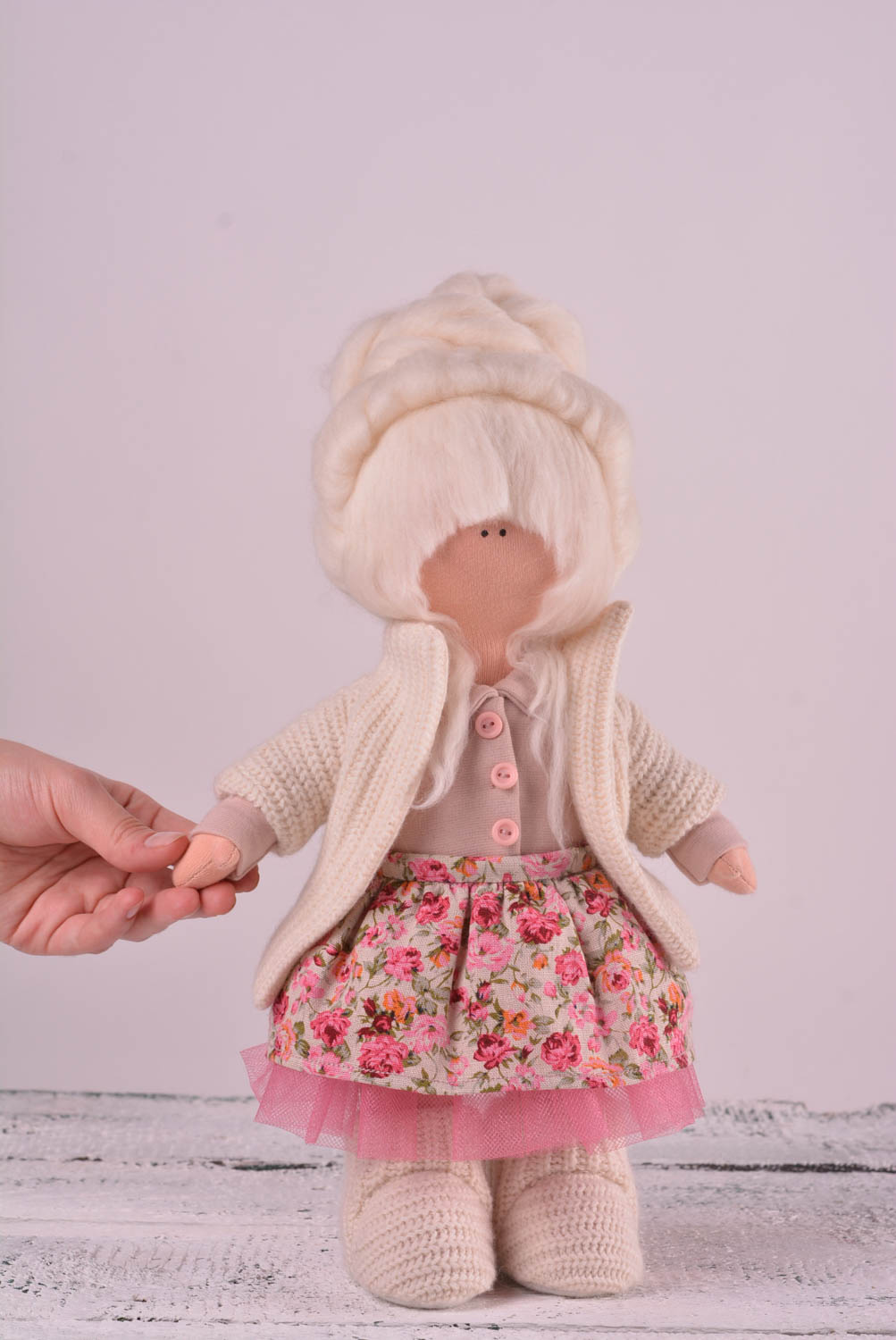 Кукла ручной работы кукла из ткани мягкая кукла текстильная интересная фото 2