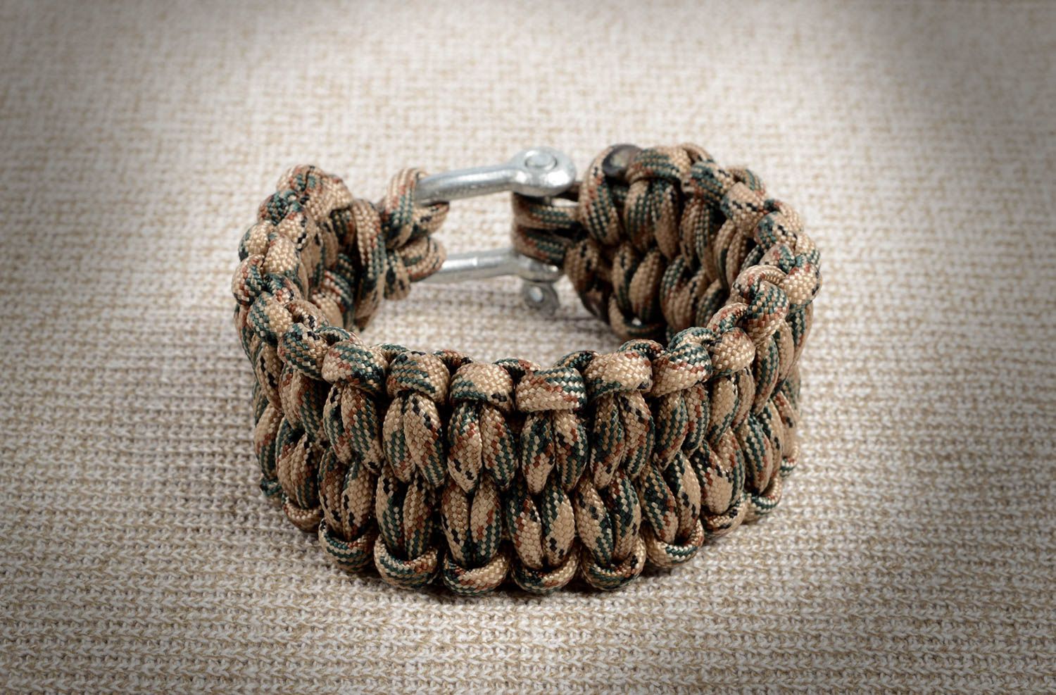Beautiful handmade bracelet designs woven cord bracelet textile jewelry photo 5