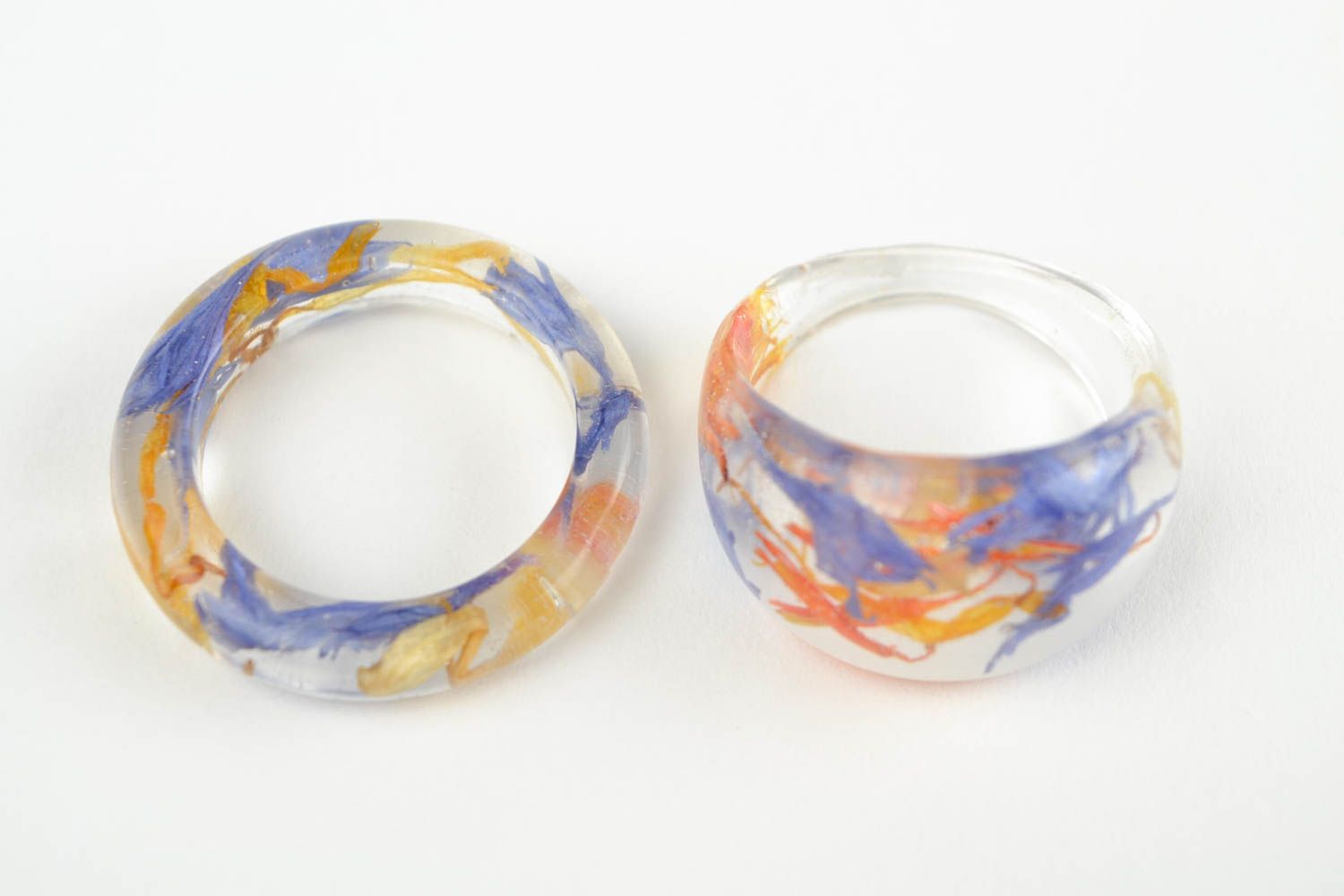 Handmade ring designer ring gift for women unusual accessories flower rings photo 4