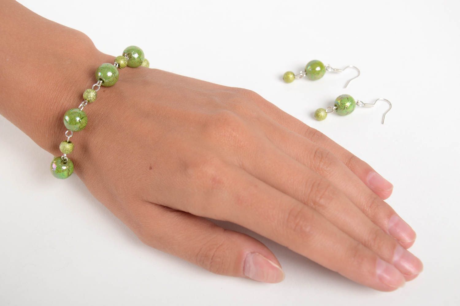 Unusual handmade beaded earrings bracelet designs cool jewelry gifts for her photo 2