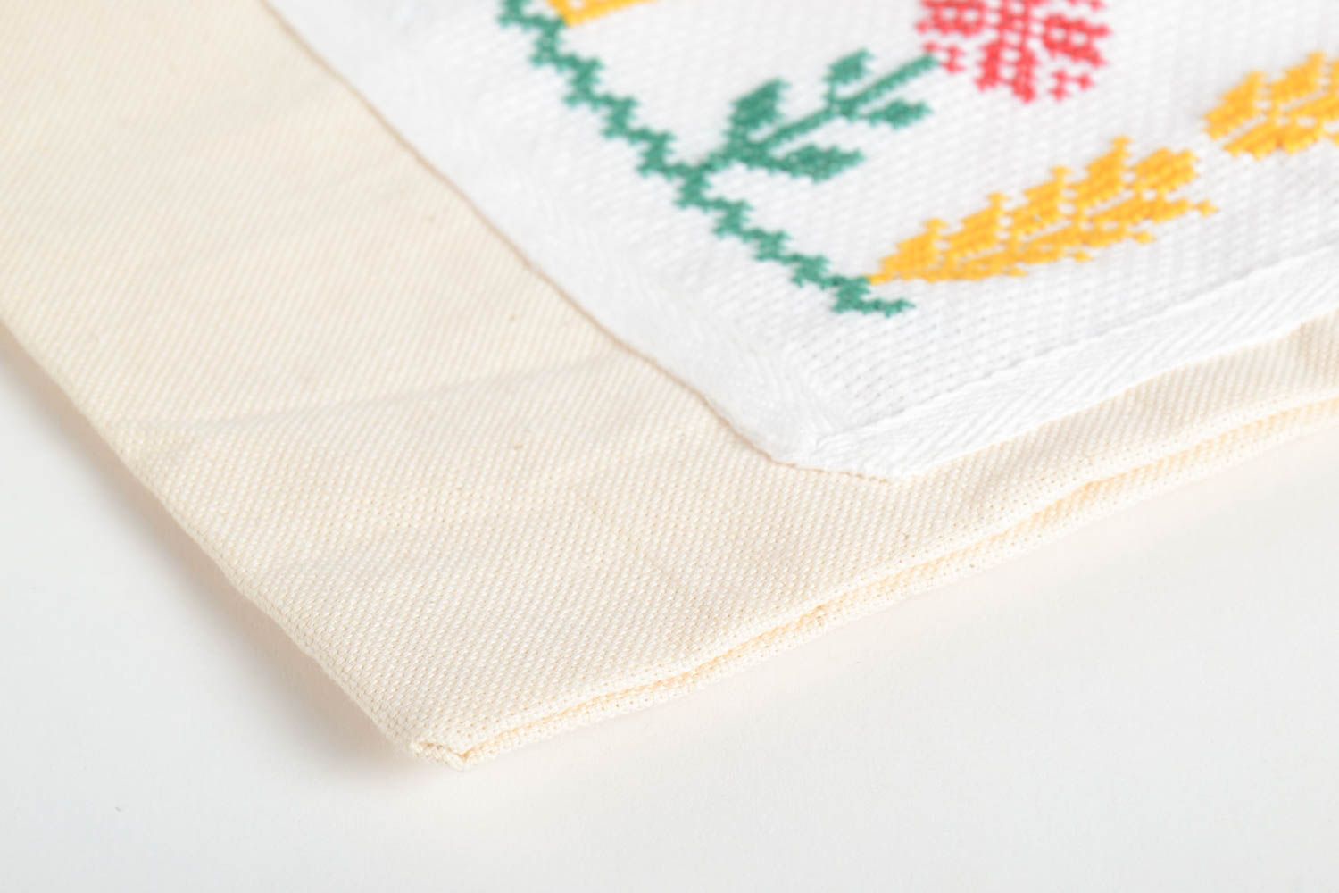 Bolso de tela artesanal bordado accesorio de mujer textil regalo original foto 5