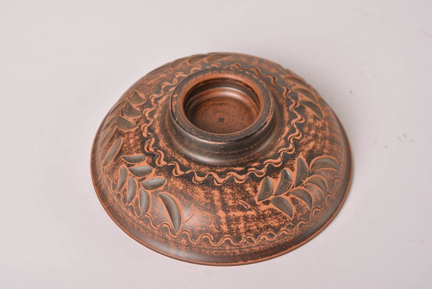 Teller Keramik handgefertigt runder Teller Keramik Geschirr Küchen Zubehör foto 5