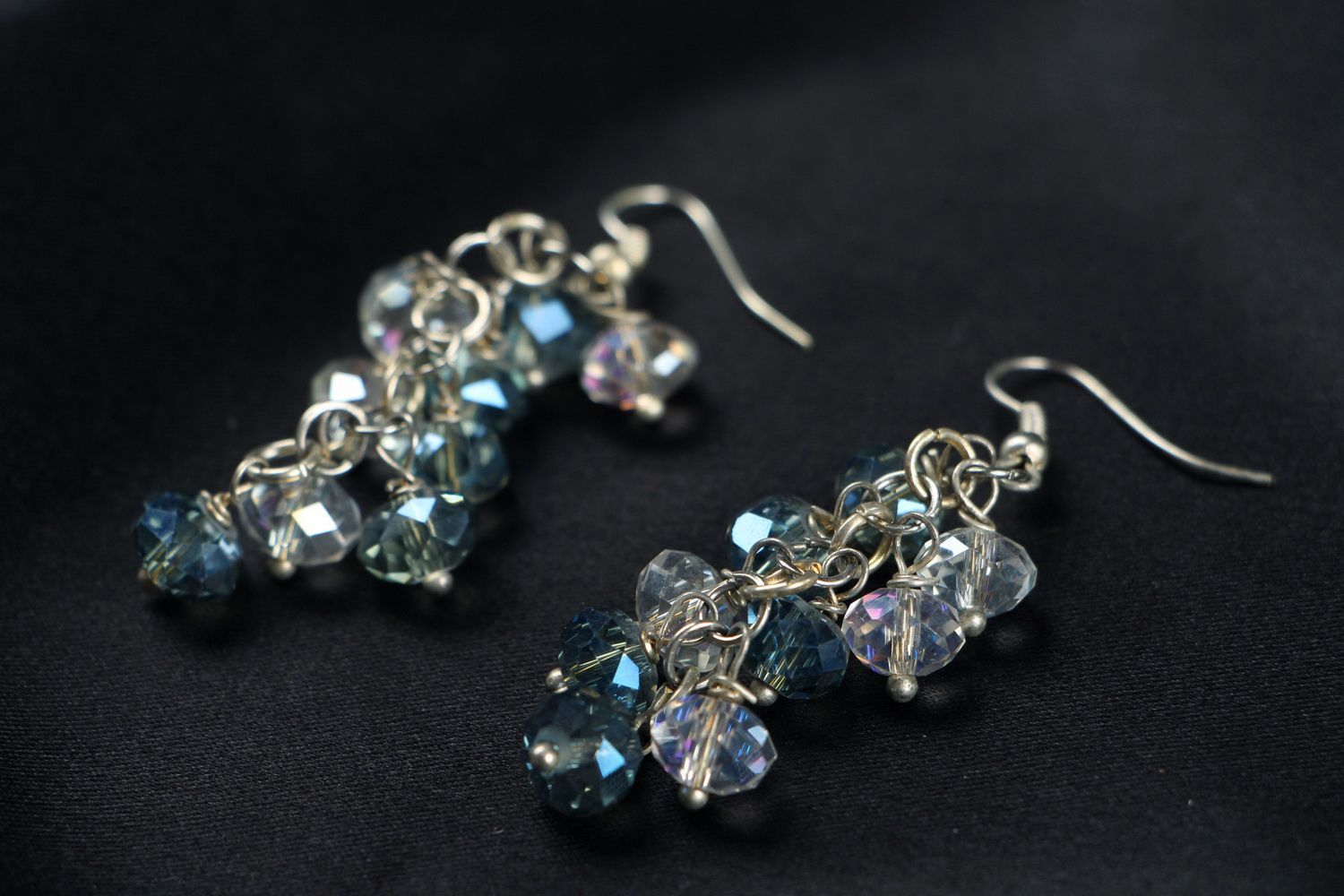 Crystal earrings photo 2