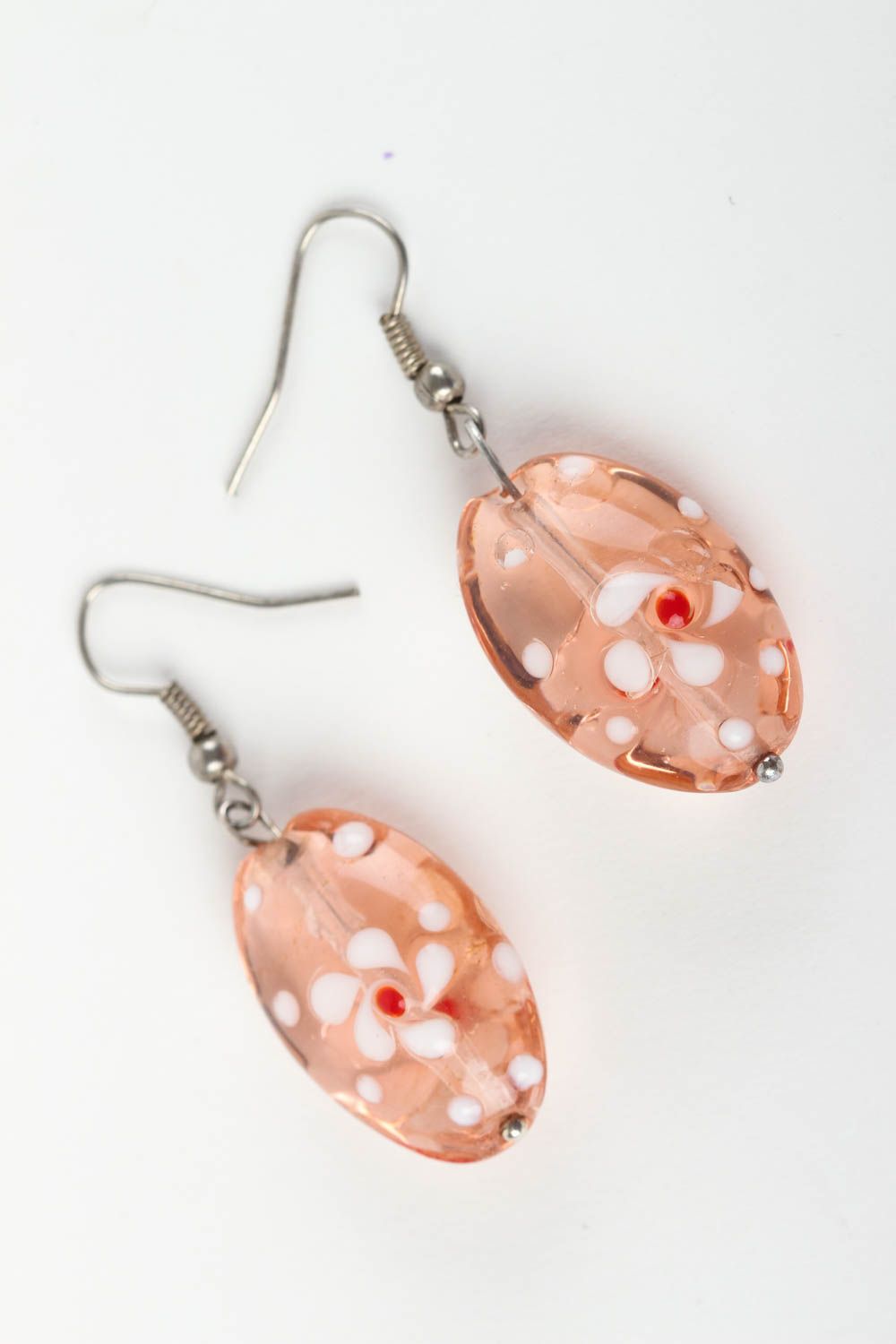 Unusual handmade glass earrings glass art artisan jewelry designs gift ideas photo 2