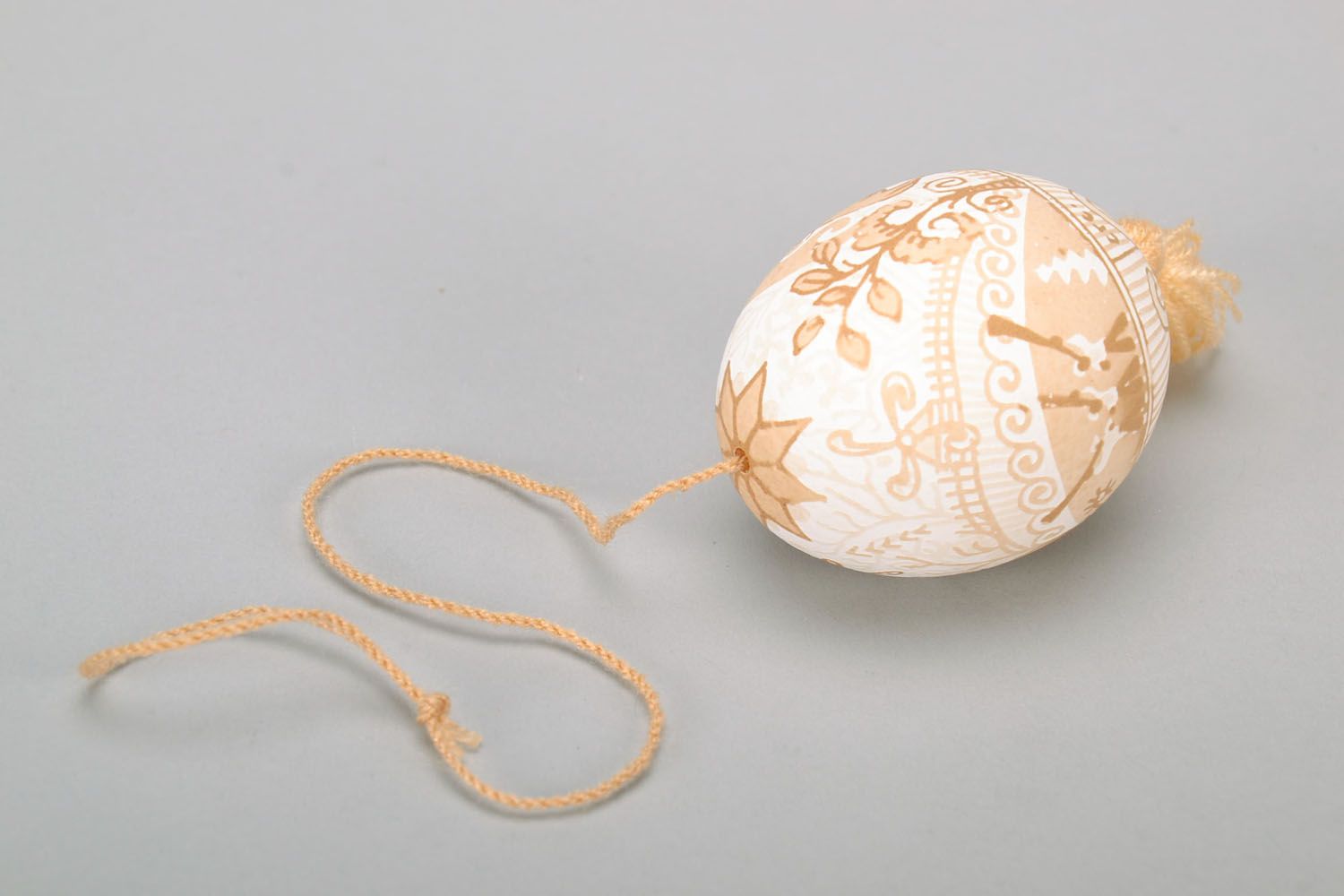 Painted egg in the form of interior pendant photo 5