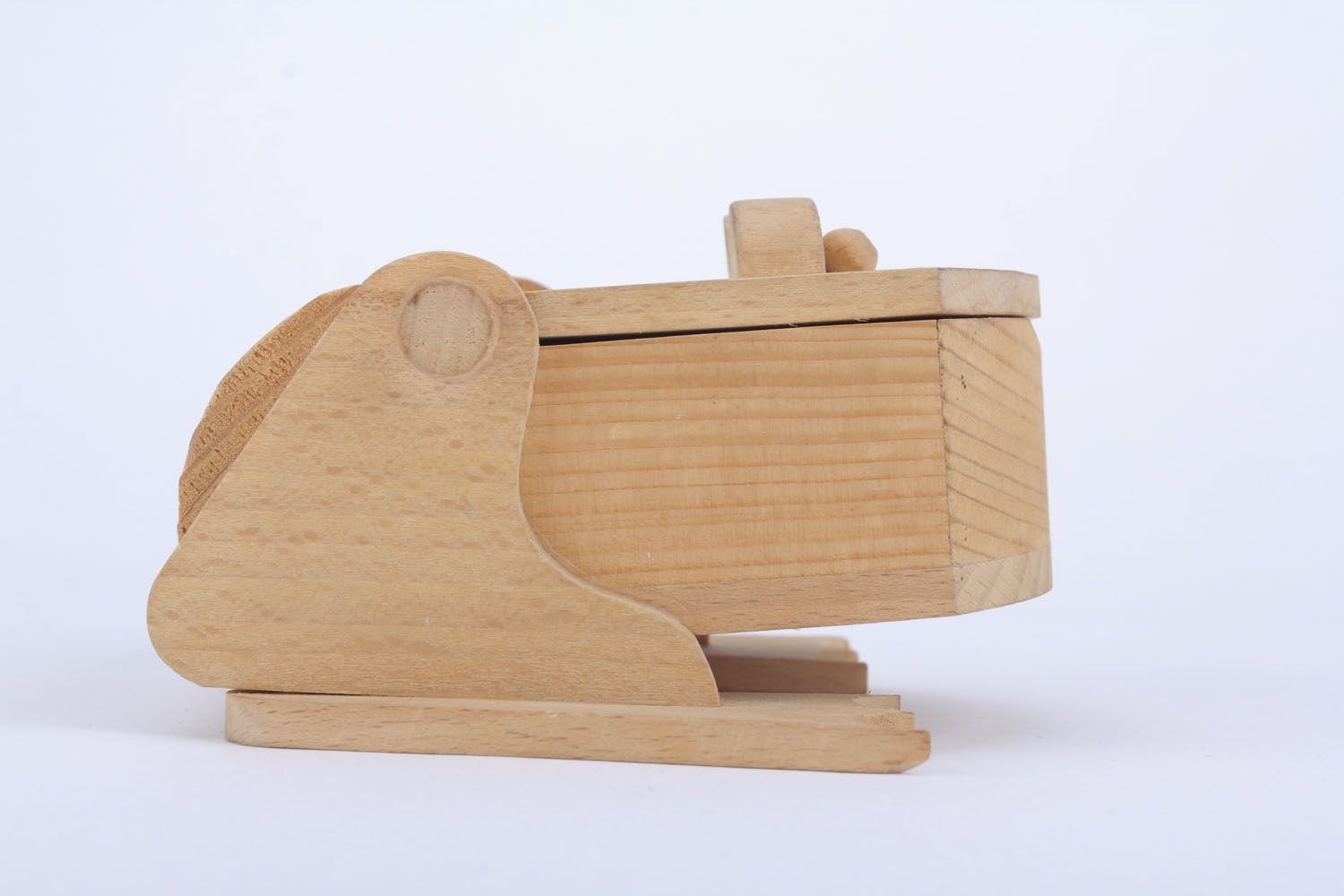 Wooden toy-box Frog photo 4