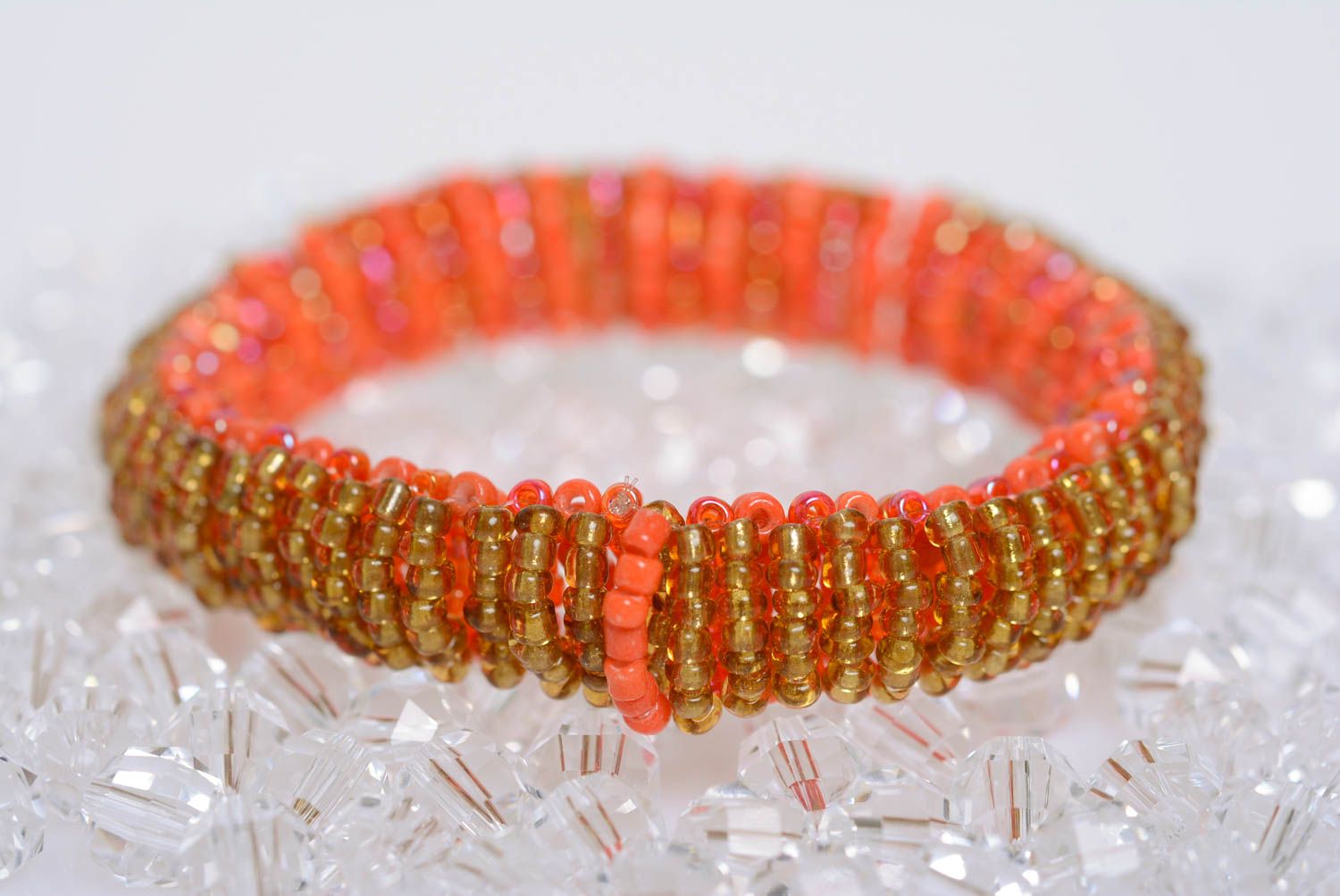 Beaded handmade bracelet for every day beautiful everyday fashion accessory photo 3
