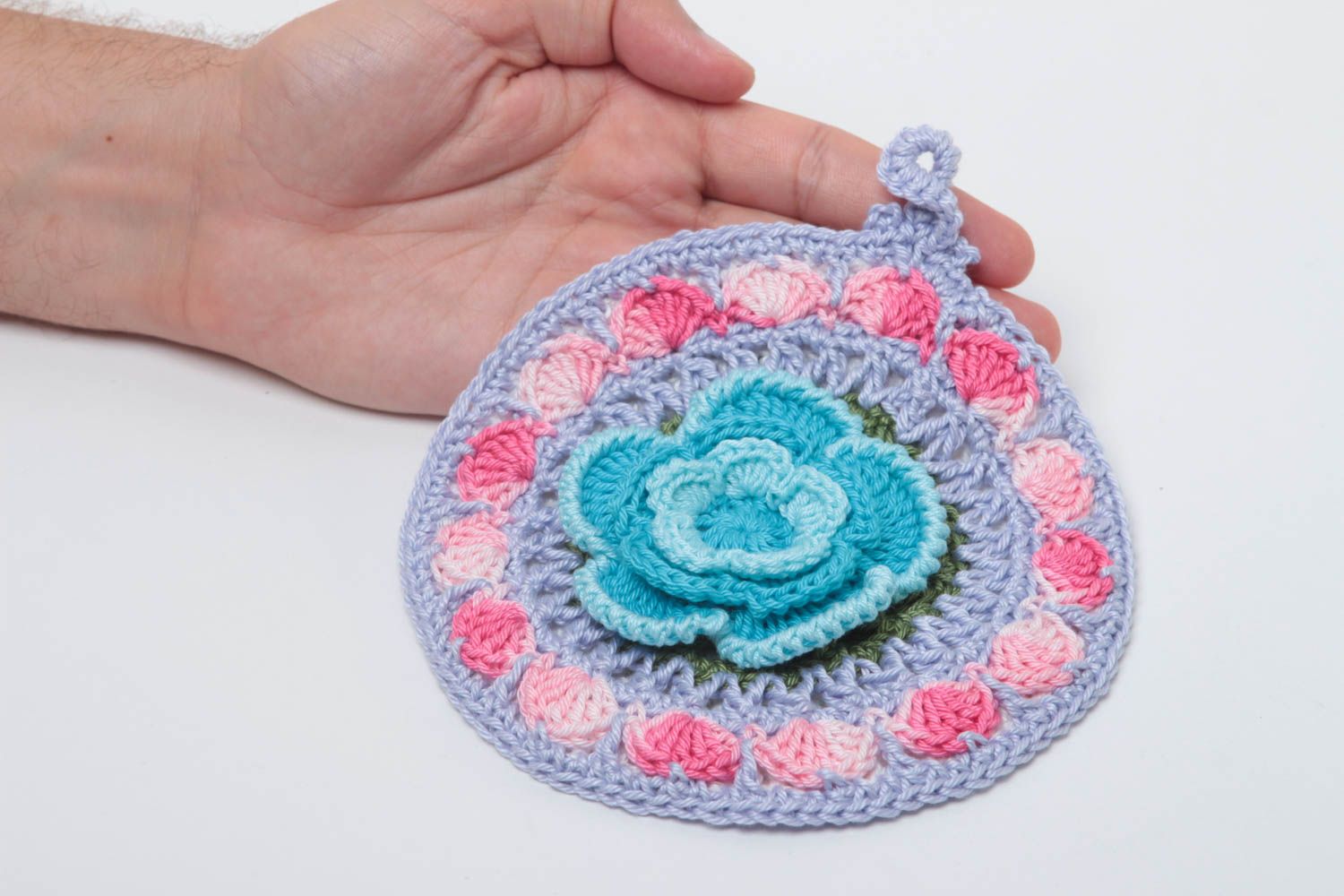 Stylish handmade pot holder crochet potholder home decor ideas kitchen design photo 5