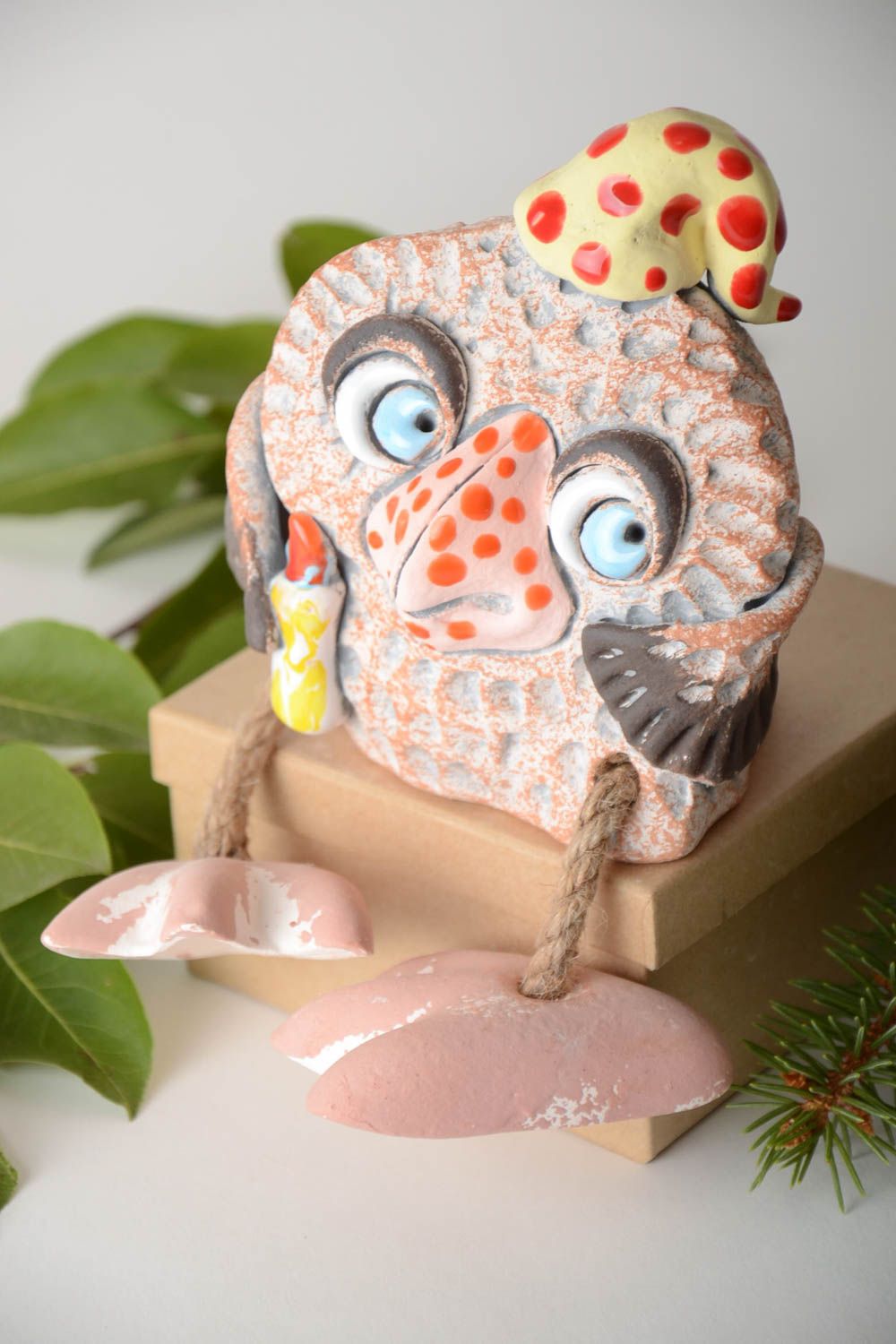 Keramik Spardose handmade Deko Element Sparbüchse für Kinder Geschenk für Kinder foto 1
