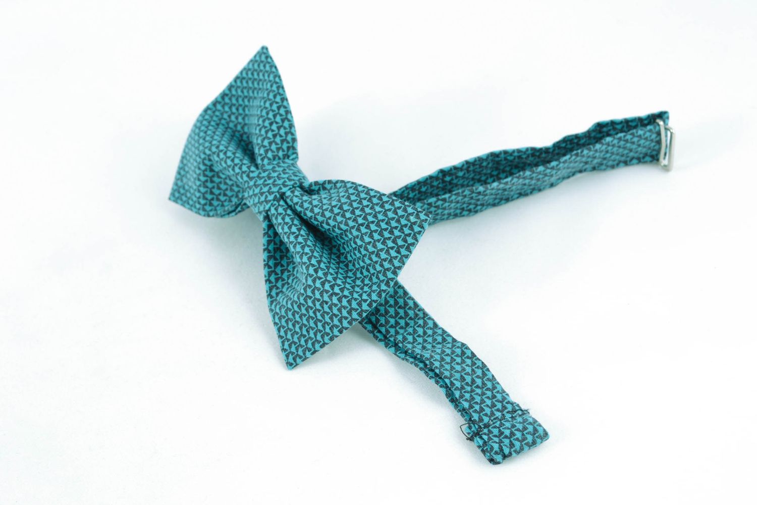 Unusual cotton bow tie photo 4