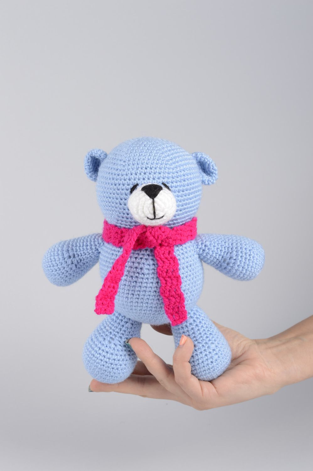 Stylish handmade soft toy cute childrens toys crochet toy for kids gift ideas photo 5