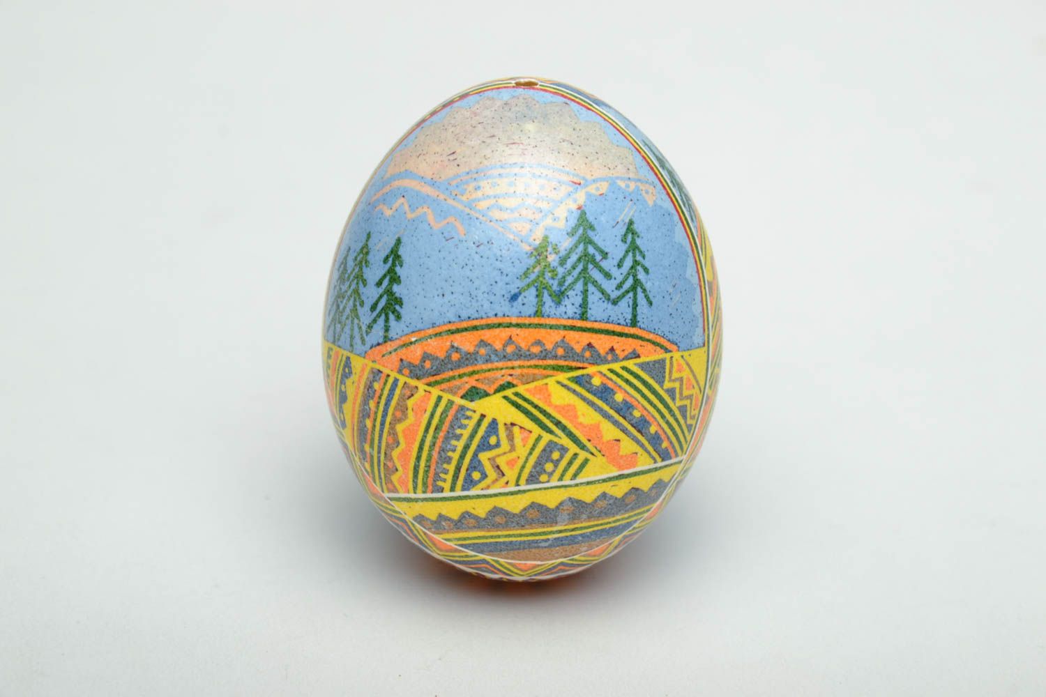 Designer Easter egg in ethnic style photo 3