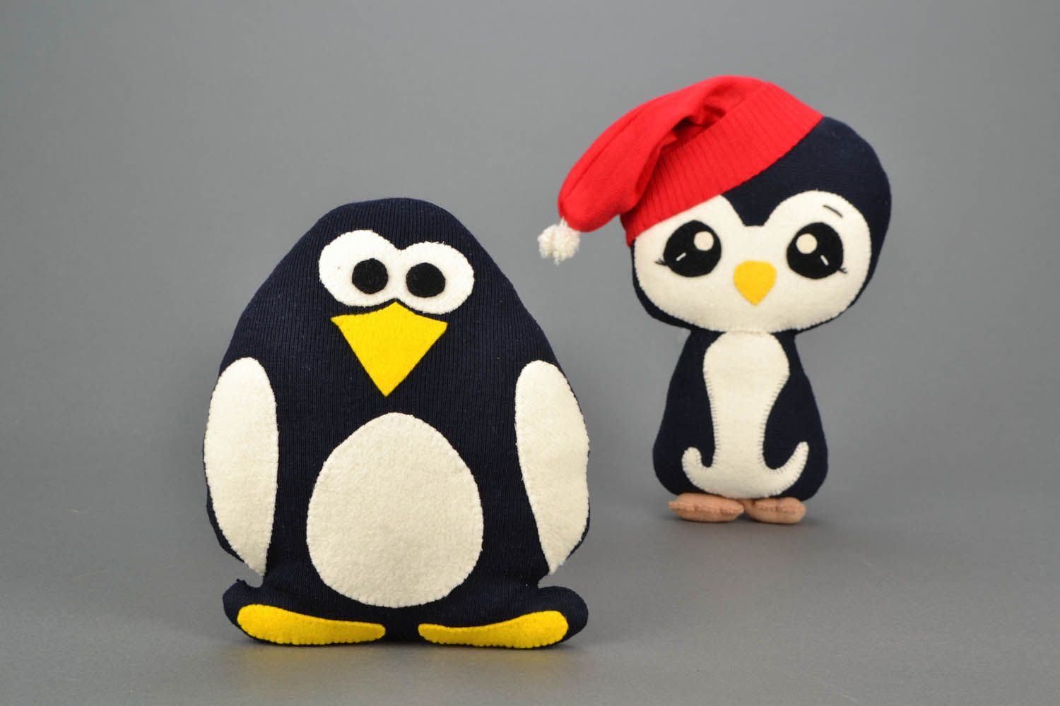 Homemade soft toy Penguin Carl photo 2
