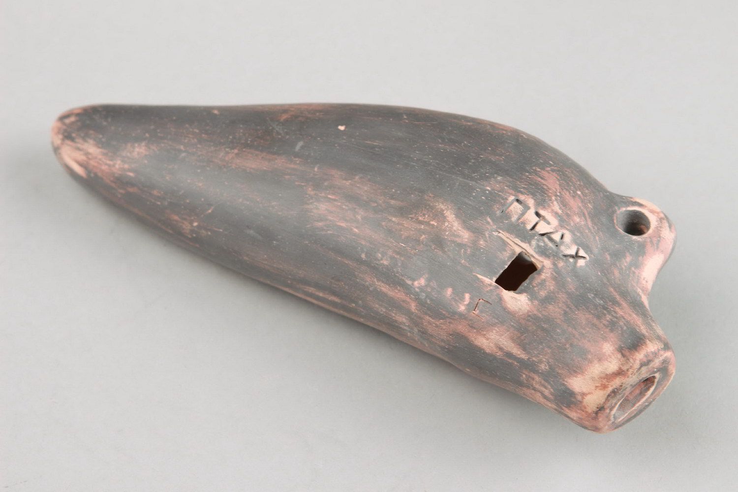 Окарина, свистковая флейта из глины фото 5