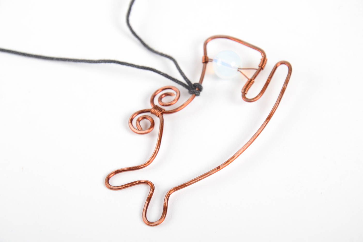 Handmade pendant unusual accessory gift ideas designer pendant metal jewelry photo 3