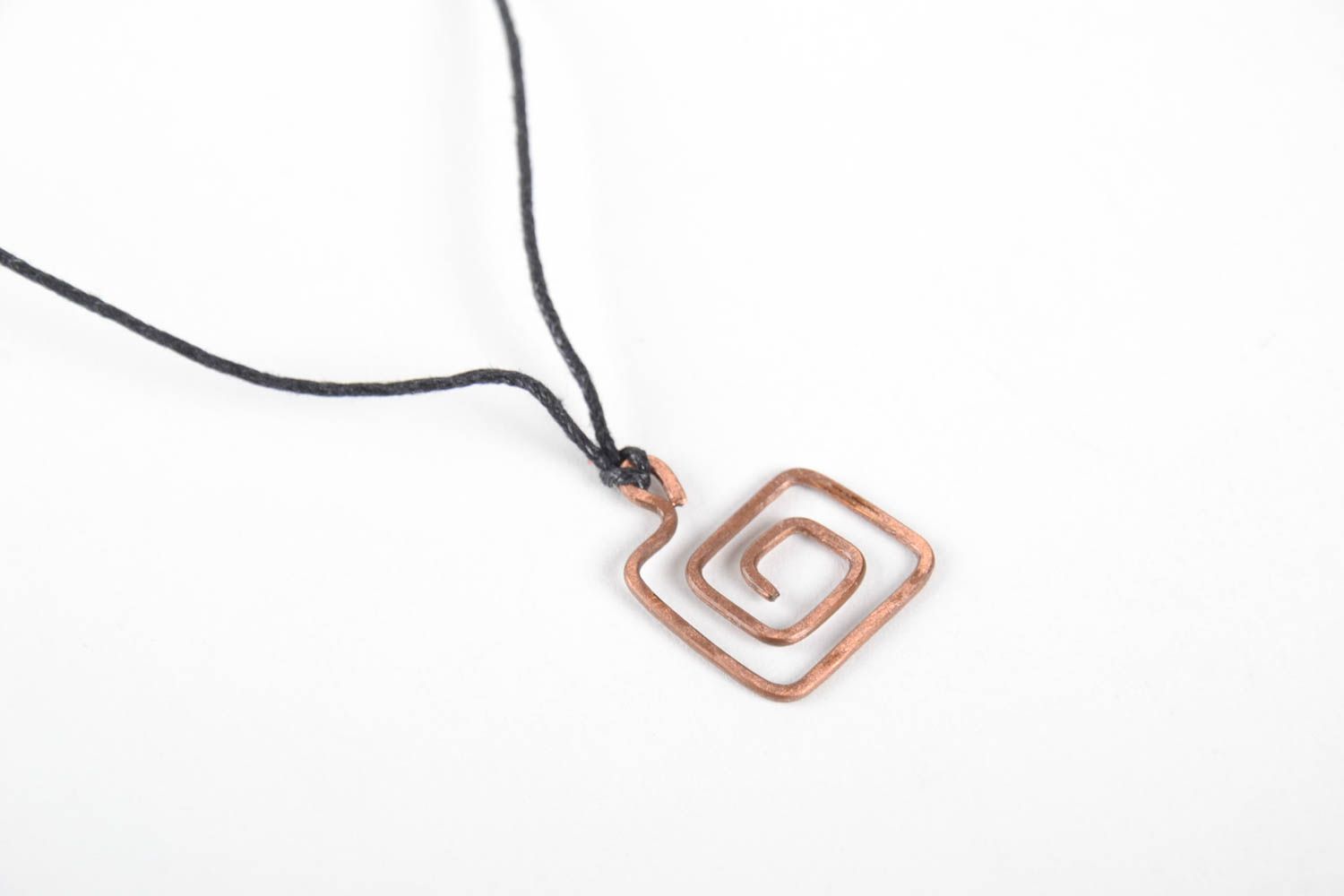 Metal jewelry handmade copper pendant wire wrap pendant designer jewelry photo 3