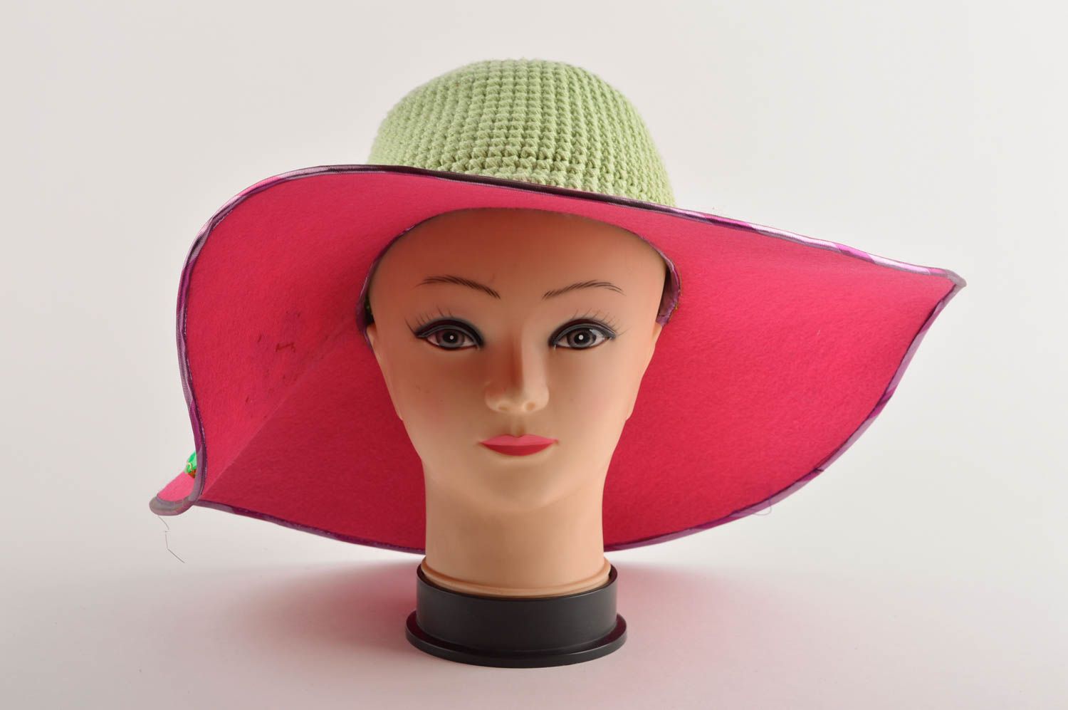 Handmade summer hat ladies hat fashion accessories for women beach hat photo 4