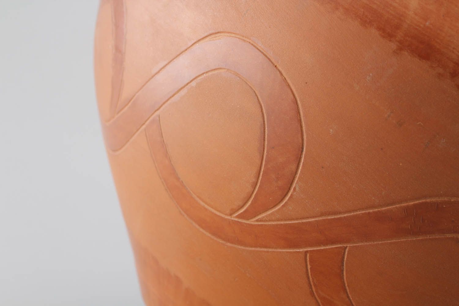 Tigela de argila feita à mão com tampa louça de cerâmica decorativa artesanal foto 3