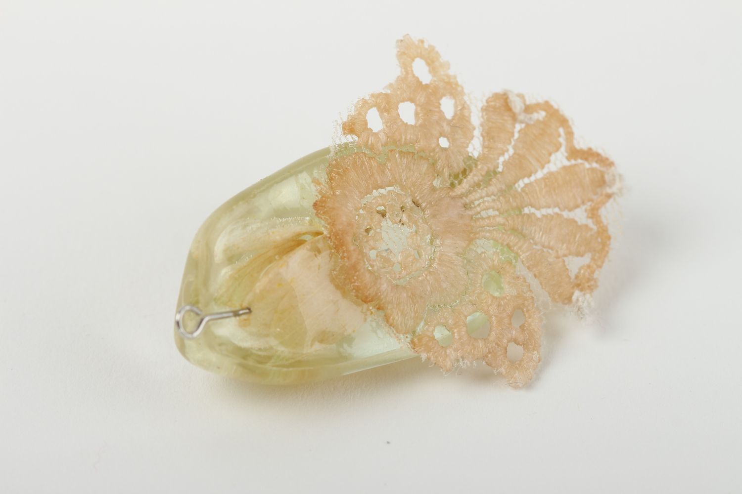 Handmade pendant epoxy pendant designer accessory for girls unusual jewelry photo 4
