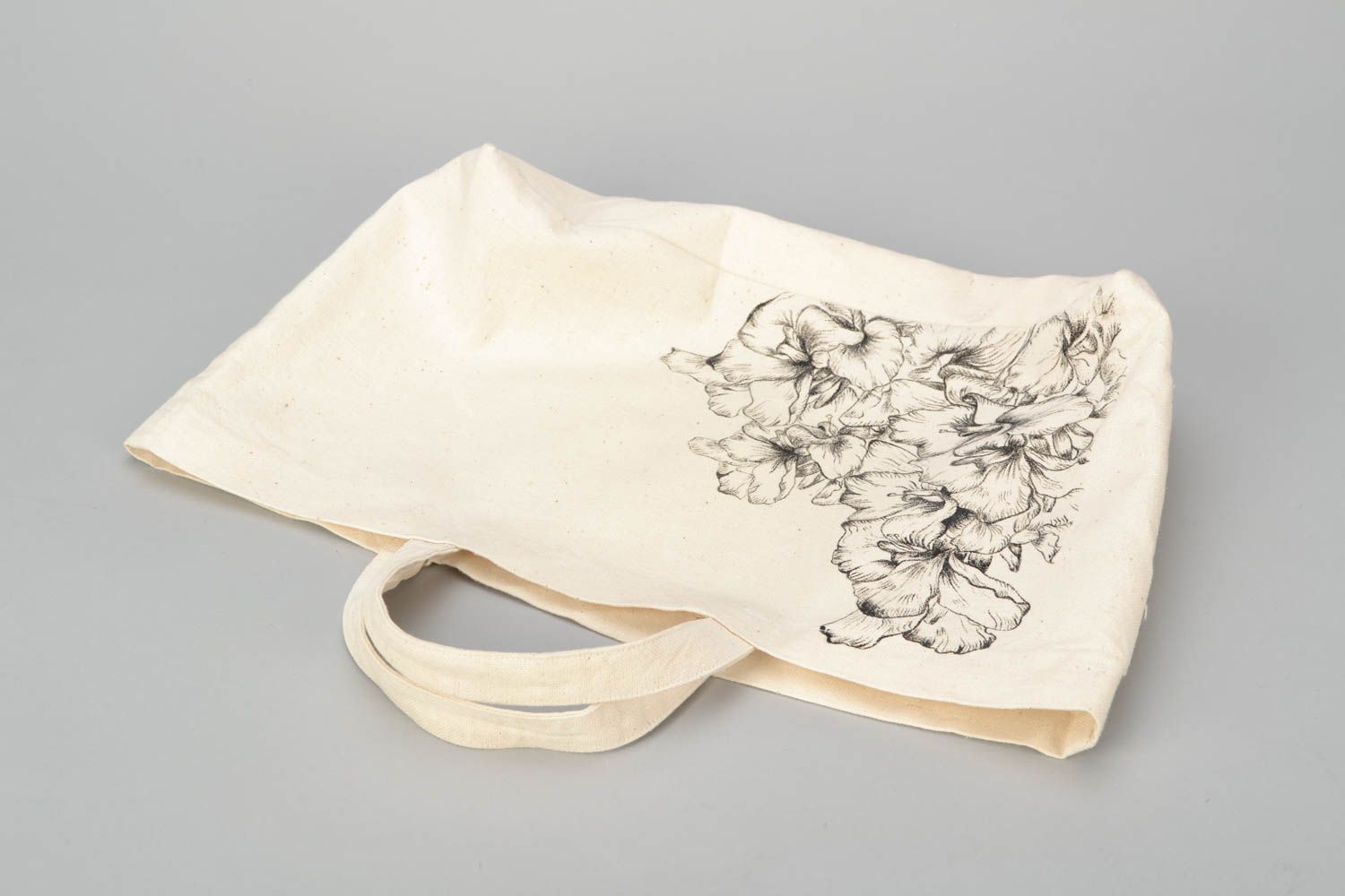 Textil Handtasche in Weiß foto 3