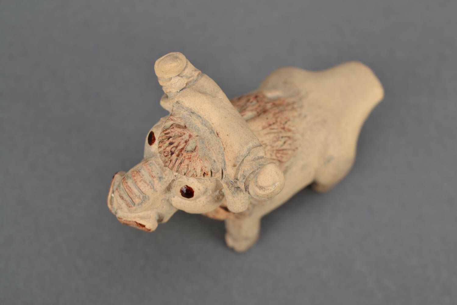 Ceramic whistle Bull photo 5