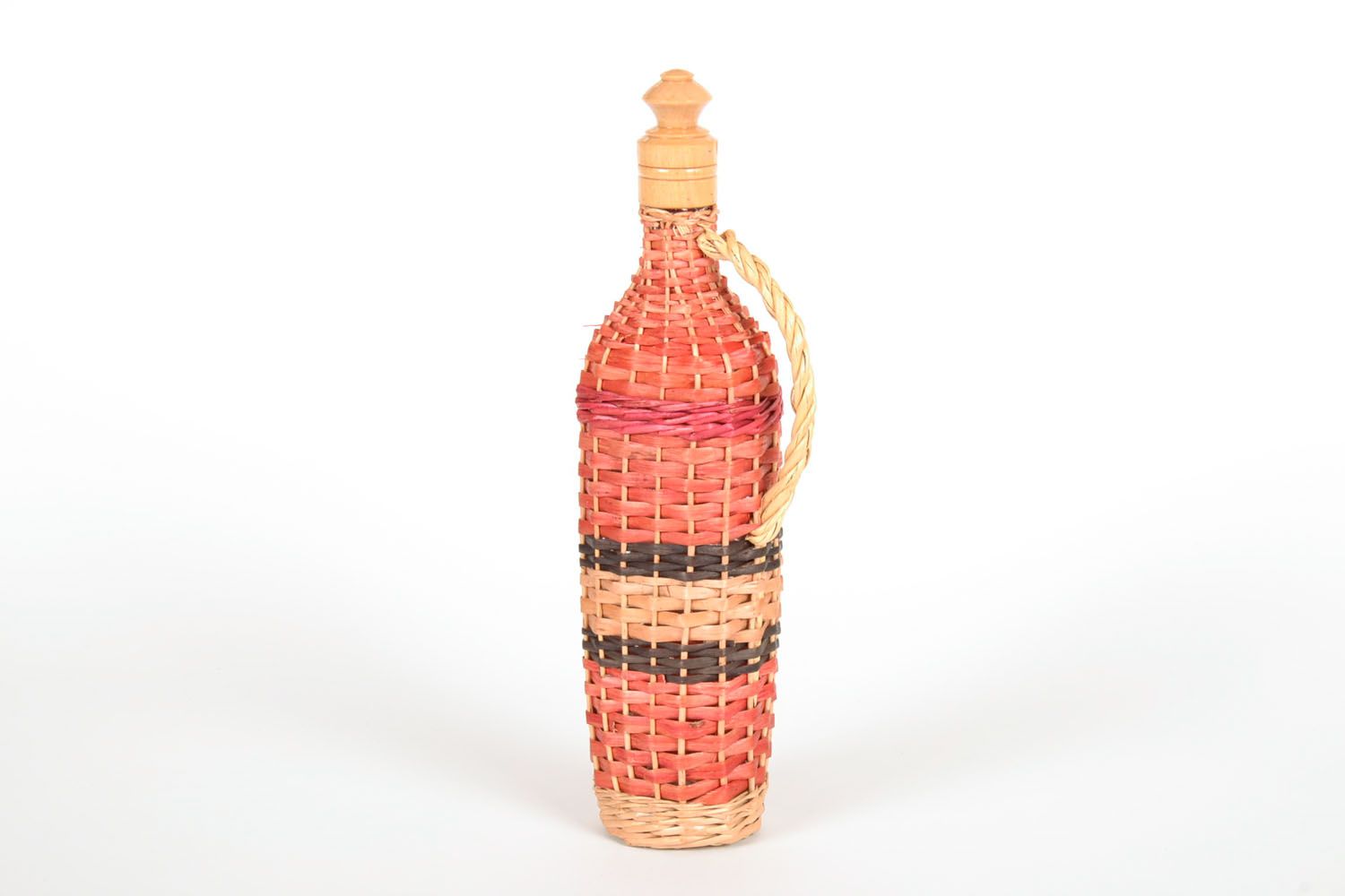 Decorative bottle with willow photo 4