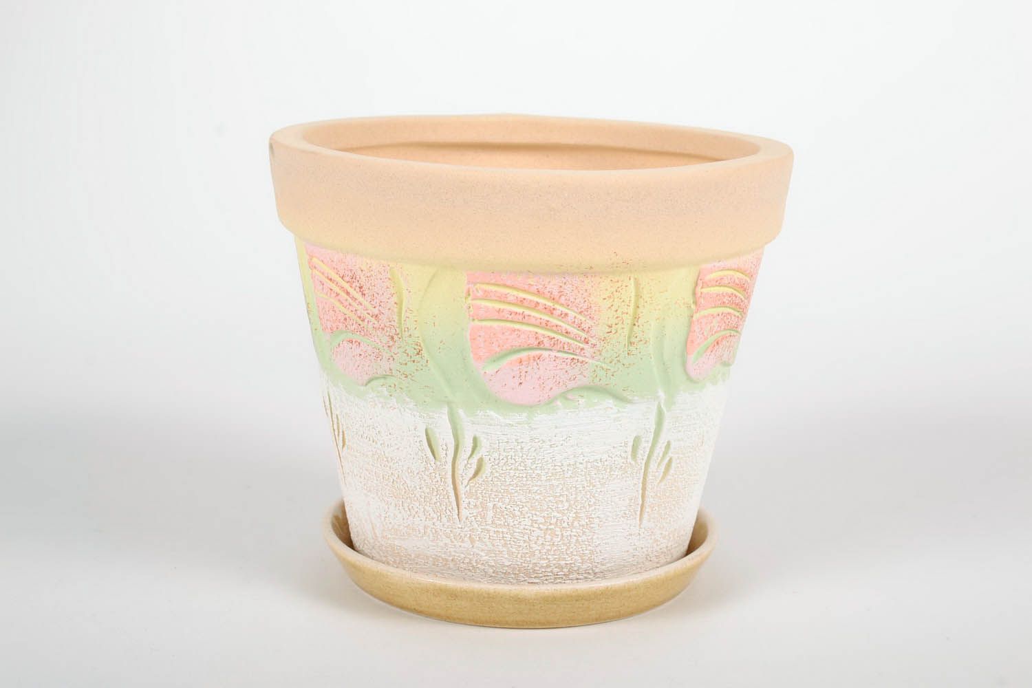 Maceta cerámica para flores foto 2