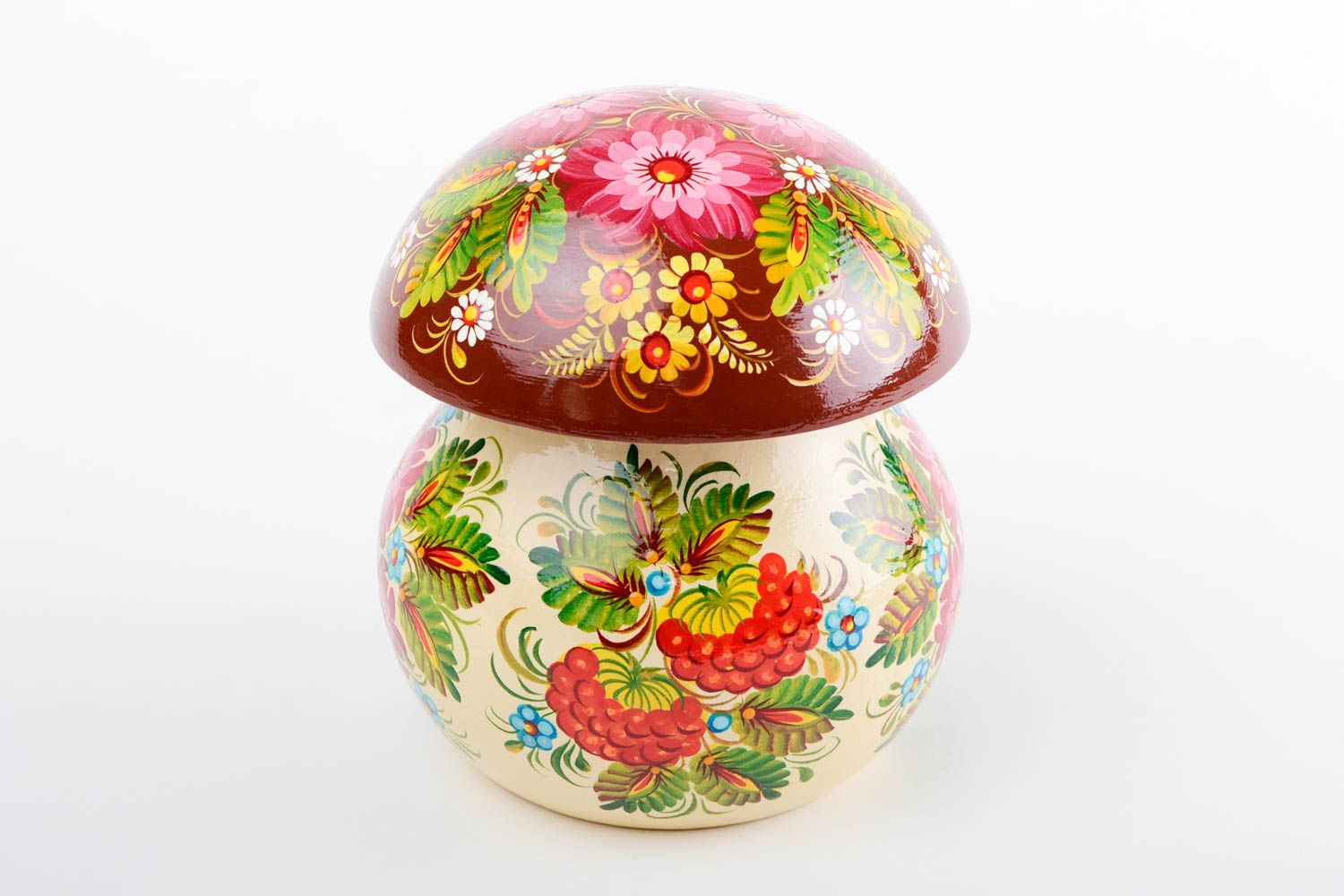 Boîte à bijoux fait main Coffret décoratif en forme de champignon Déco maison photo 4