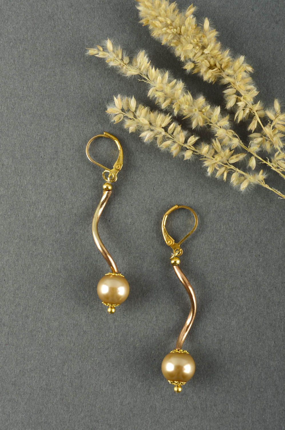 Perlen Ohrringe handmade hochwertiger Modeschmuck Accessoires für Frauen foto 1