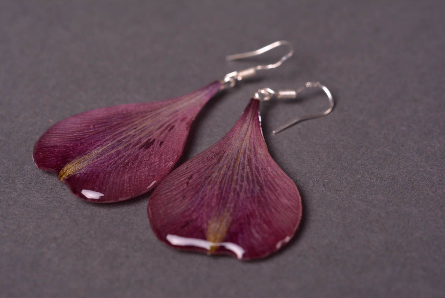 Botanic earrings handmade bijouterie stylish earrings with charms gift for girl photo 3
