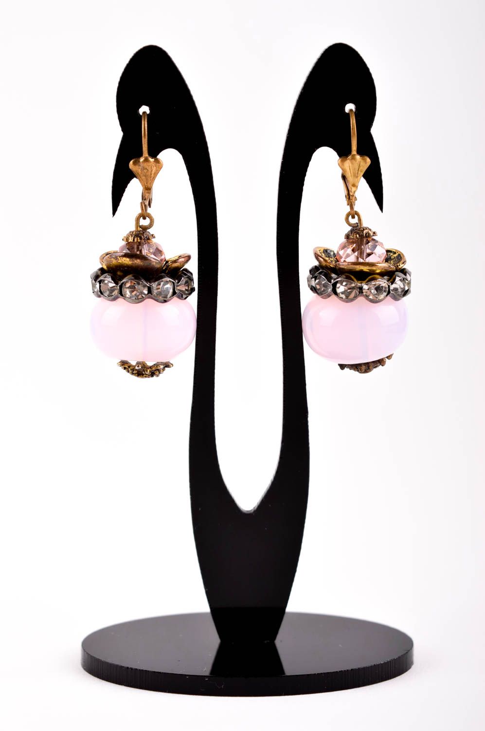 Handmade arrings designer accessory unusual gift for women long earrings photo 2