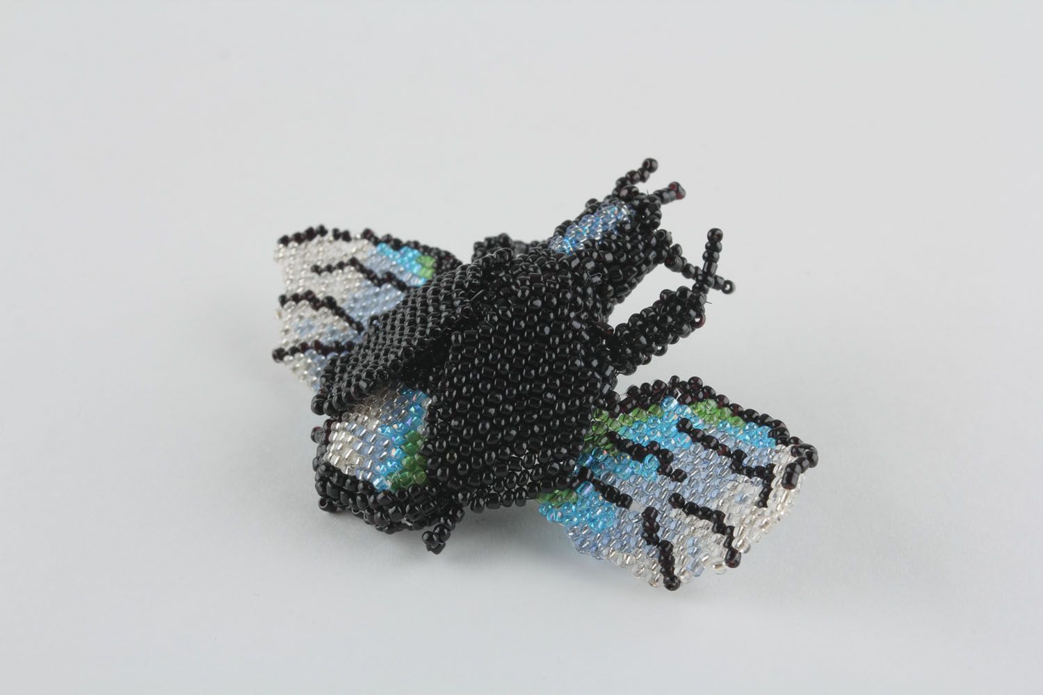 Beaded hairpin in the form of fly photo 3