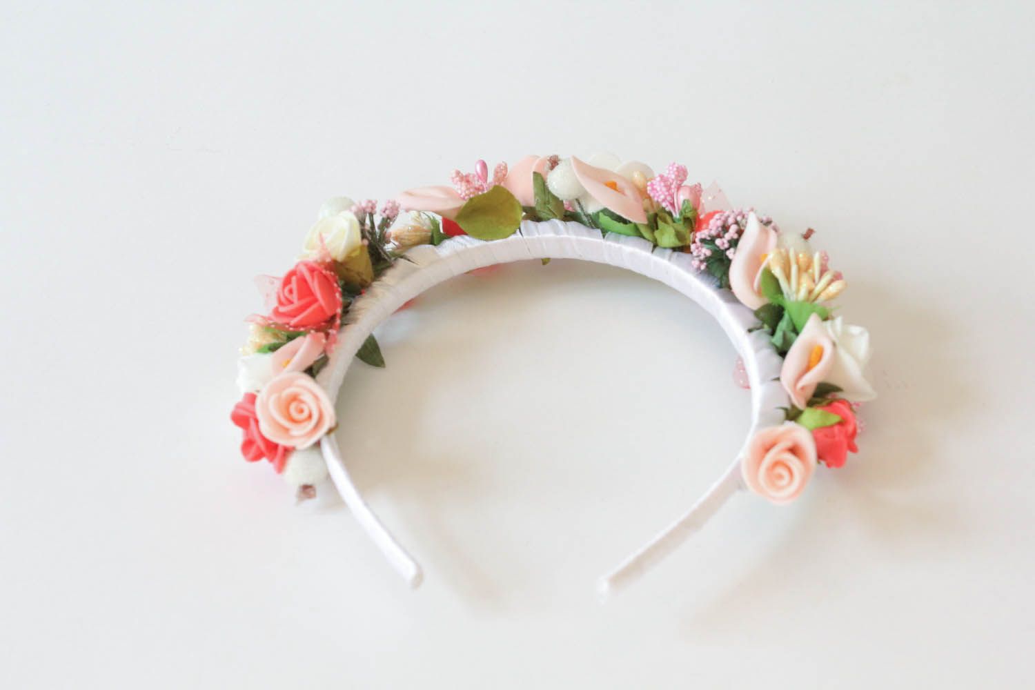 Hair band with flowers Summer Mix photo 5
