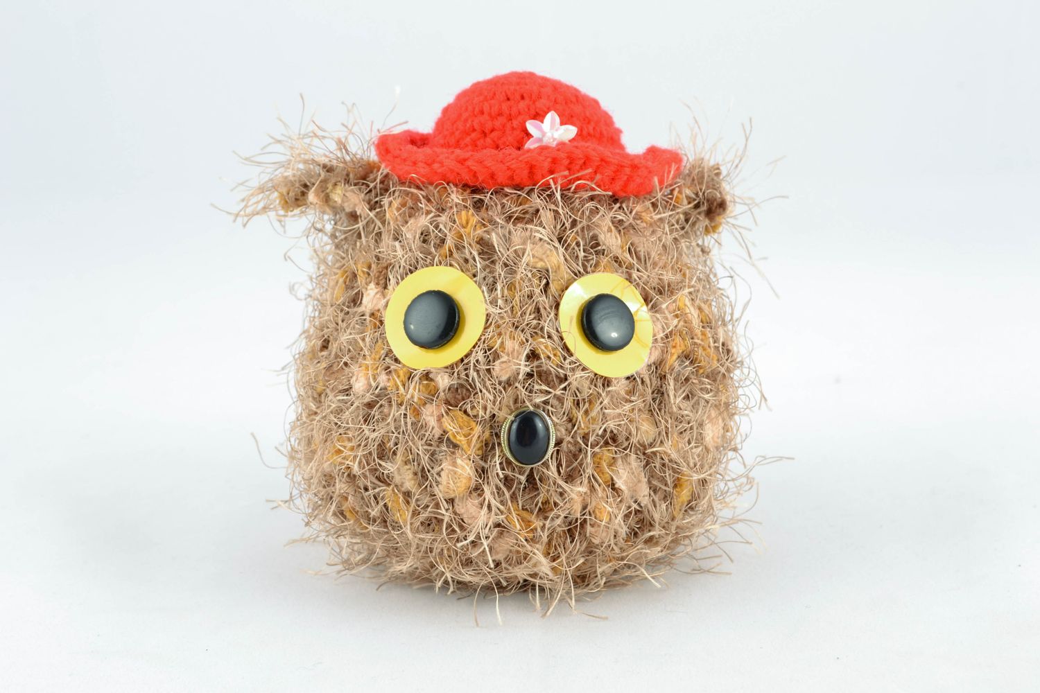 Crochet toy Owl with Hat photo 1