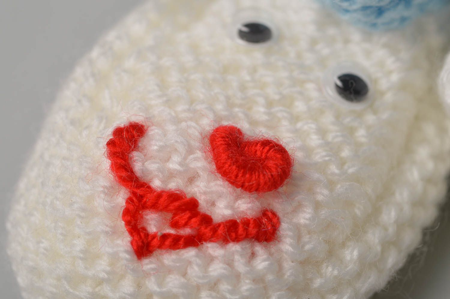 Пинетки крючком ручной работы пинетки для новорожденных вязаные пинетки Снеговик фото 4