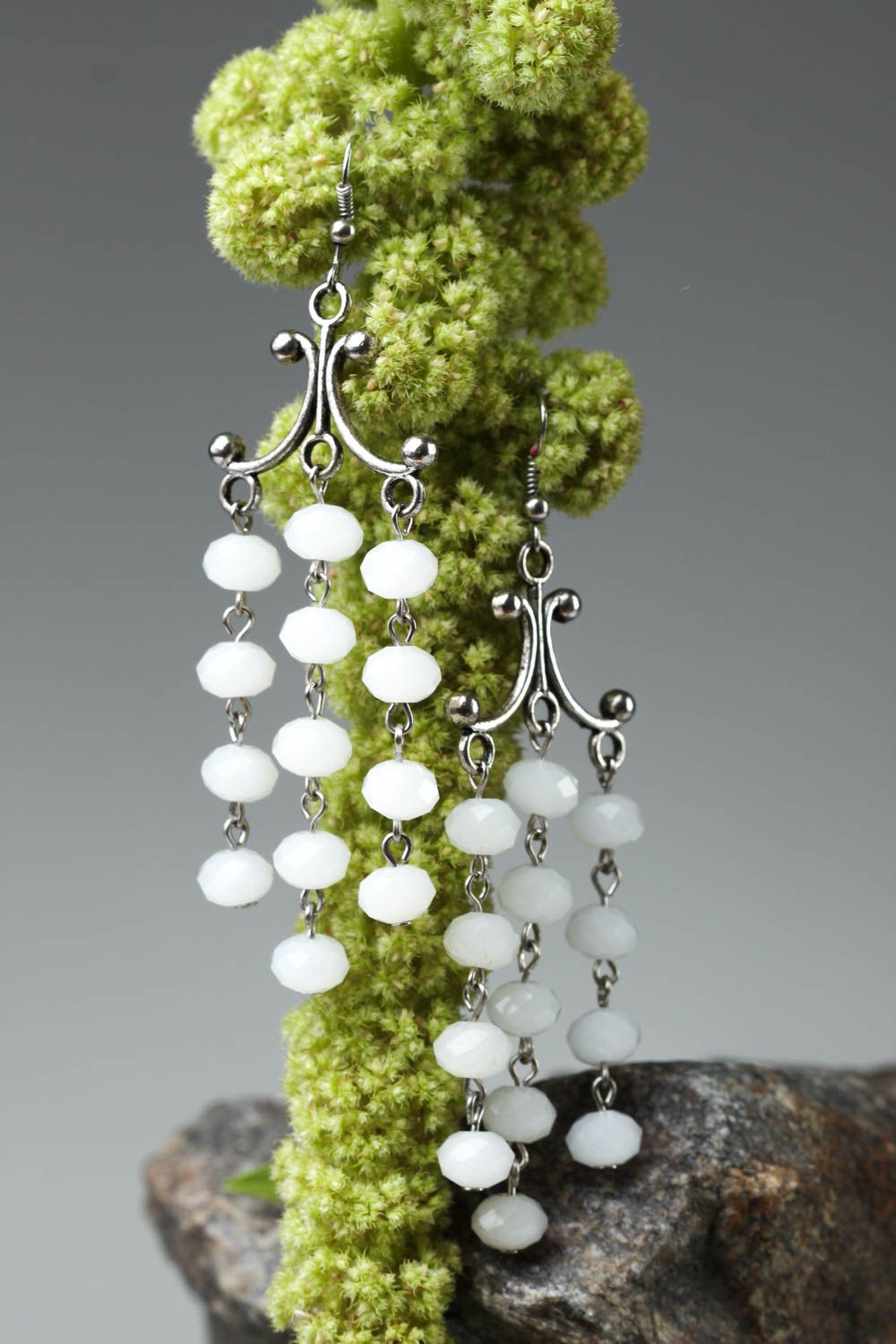 Handmade earrings designer earrings fashion jewelry metal accessory for her photo 1
