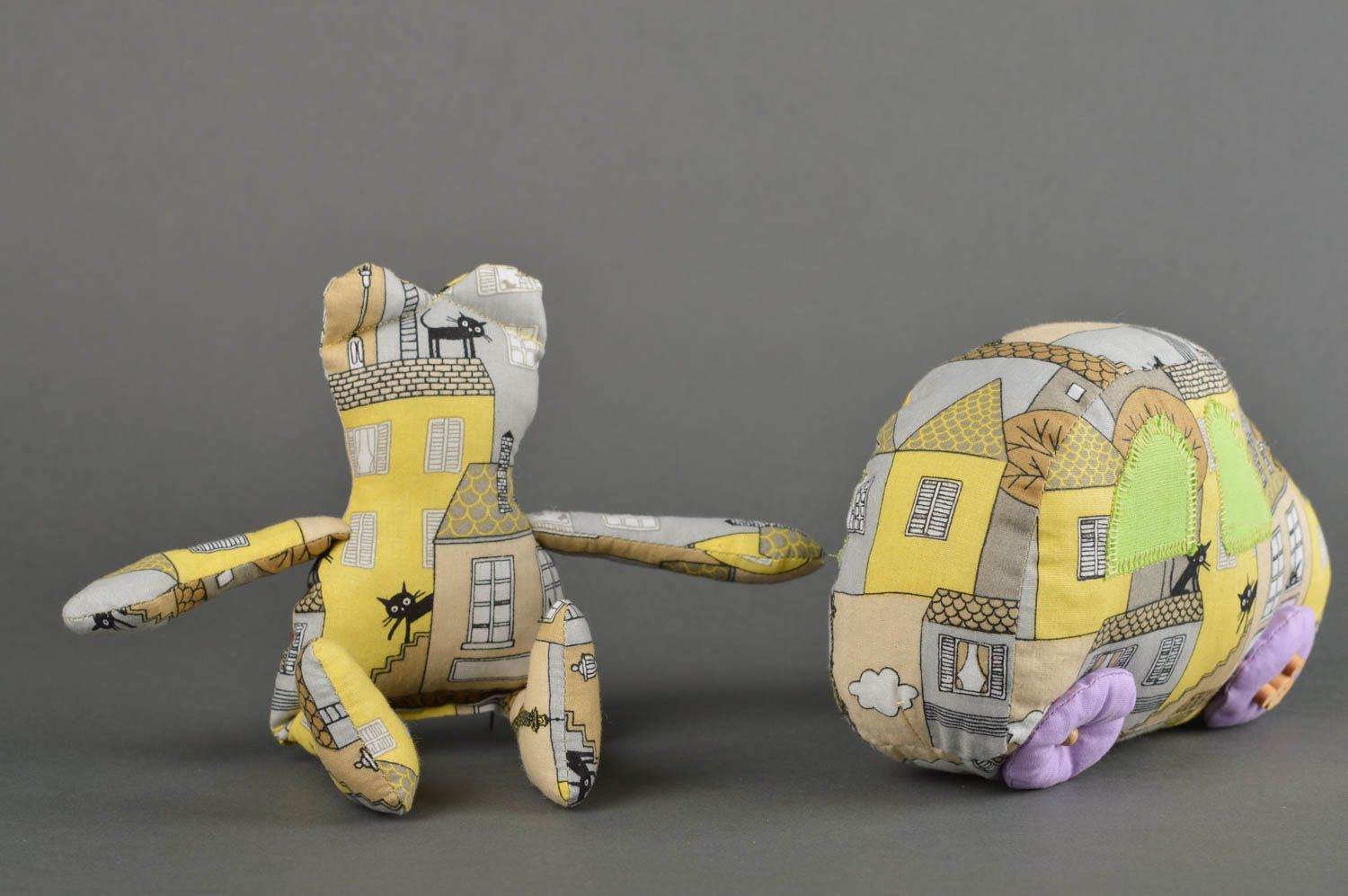 Авторские игрушки ручной работы игрушка мишка из ткани игрушка машинка фото 5