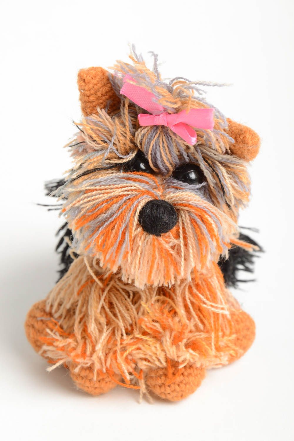 Muñeco de tela artesanal perrito bonito peluche original juguete para niños foto 2