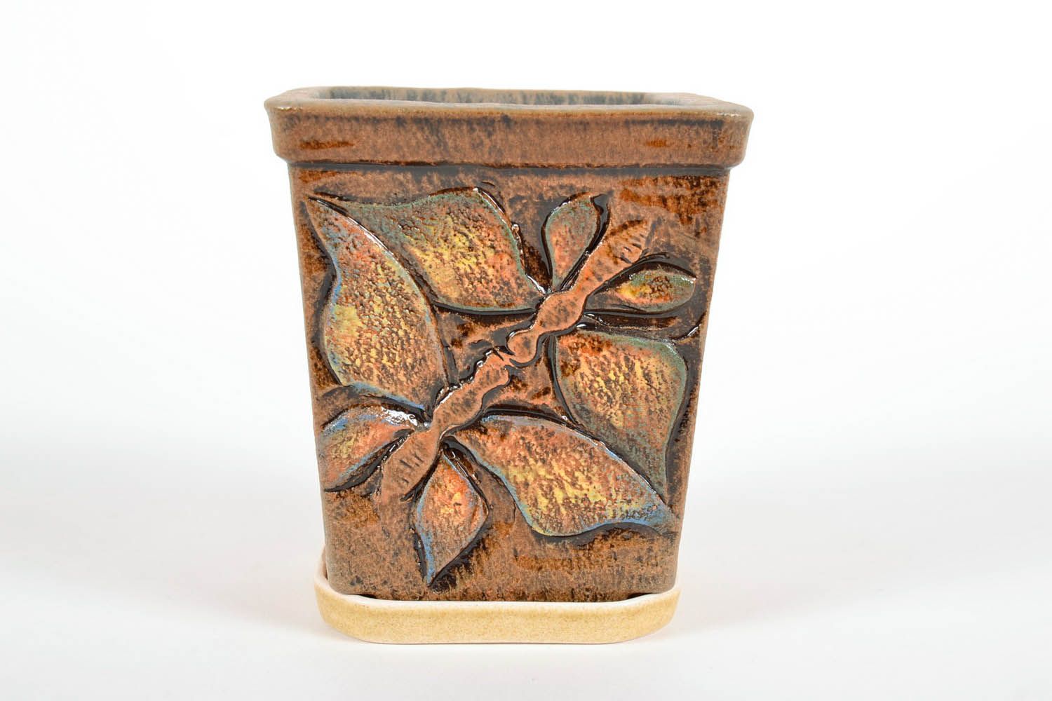 Maceta cerámica para flores foto 1