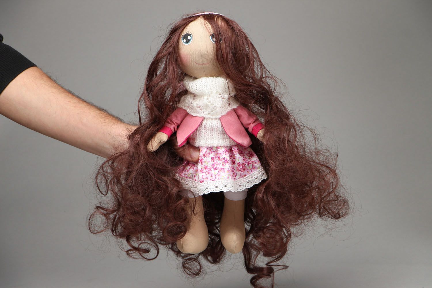 Текстильная кукла фото 4
