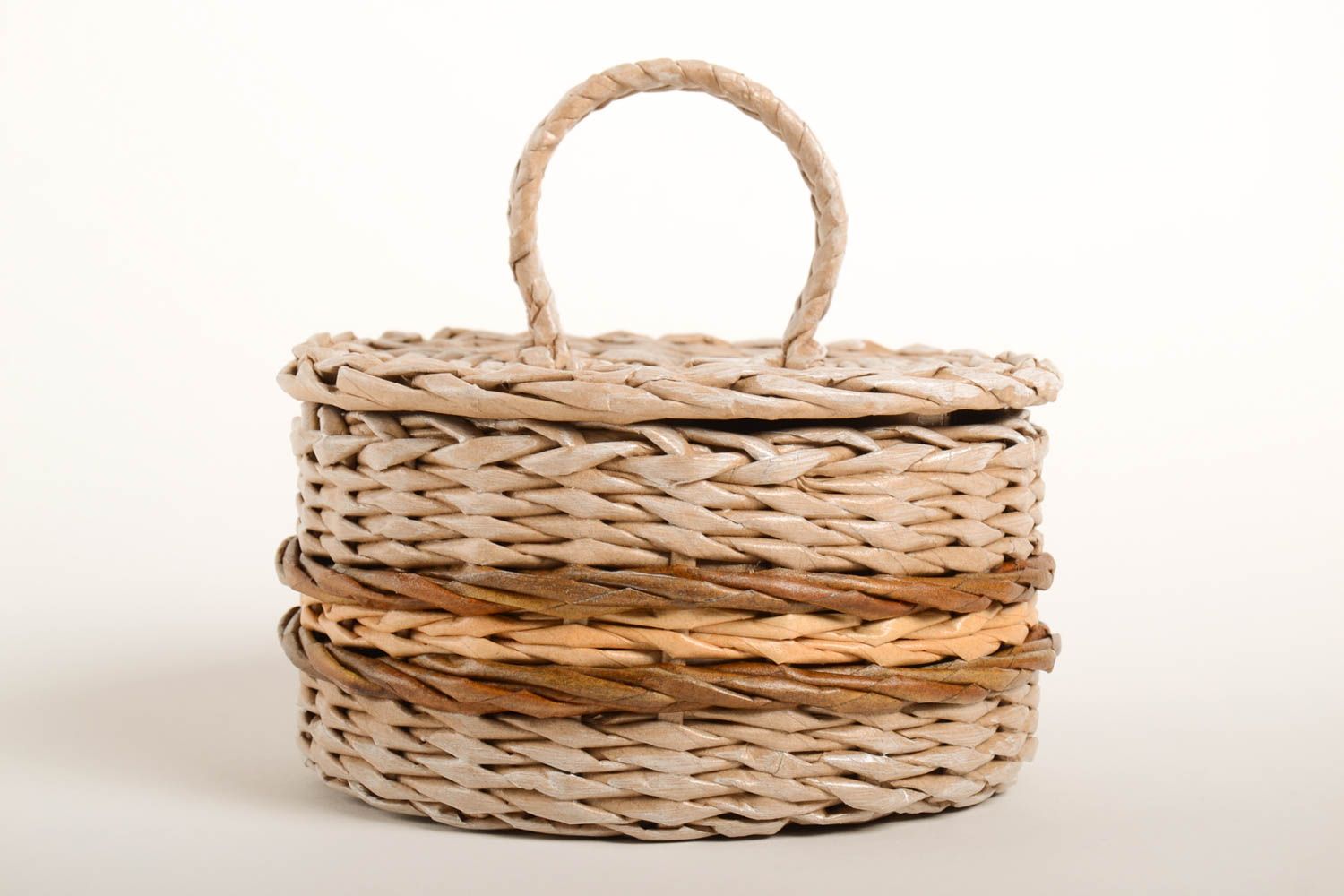 Beautiful woven basket unusual designer box stylish lovely kitchen utensils photo 2