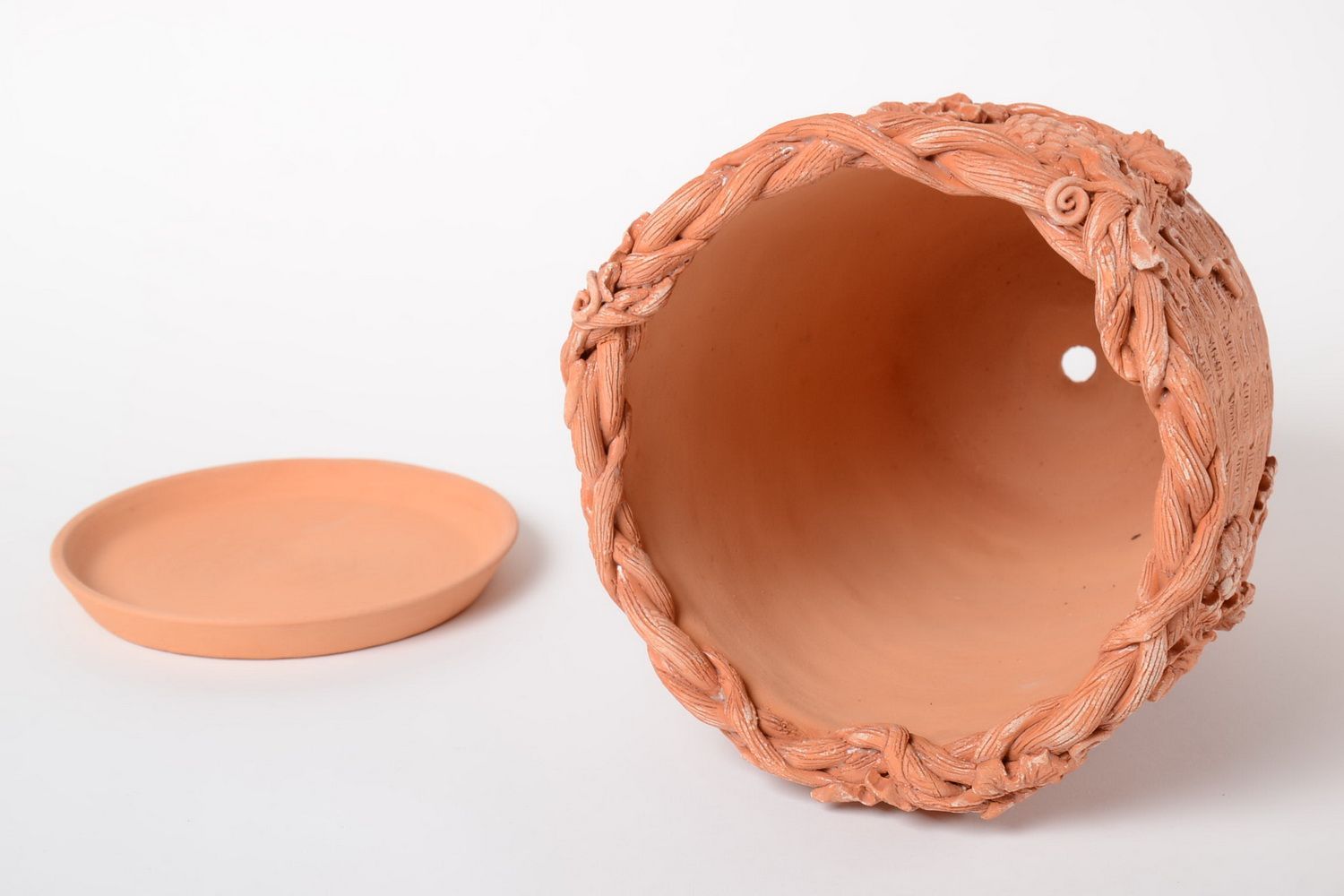 Maceta de cerámica hecha a mano decoración de cuarto regalo original foto 4