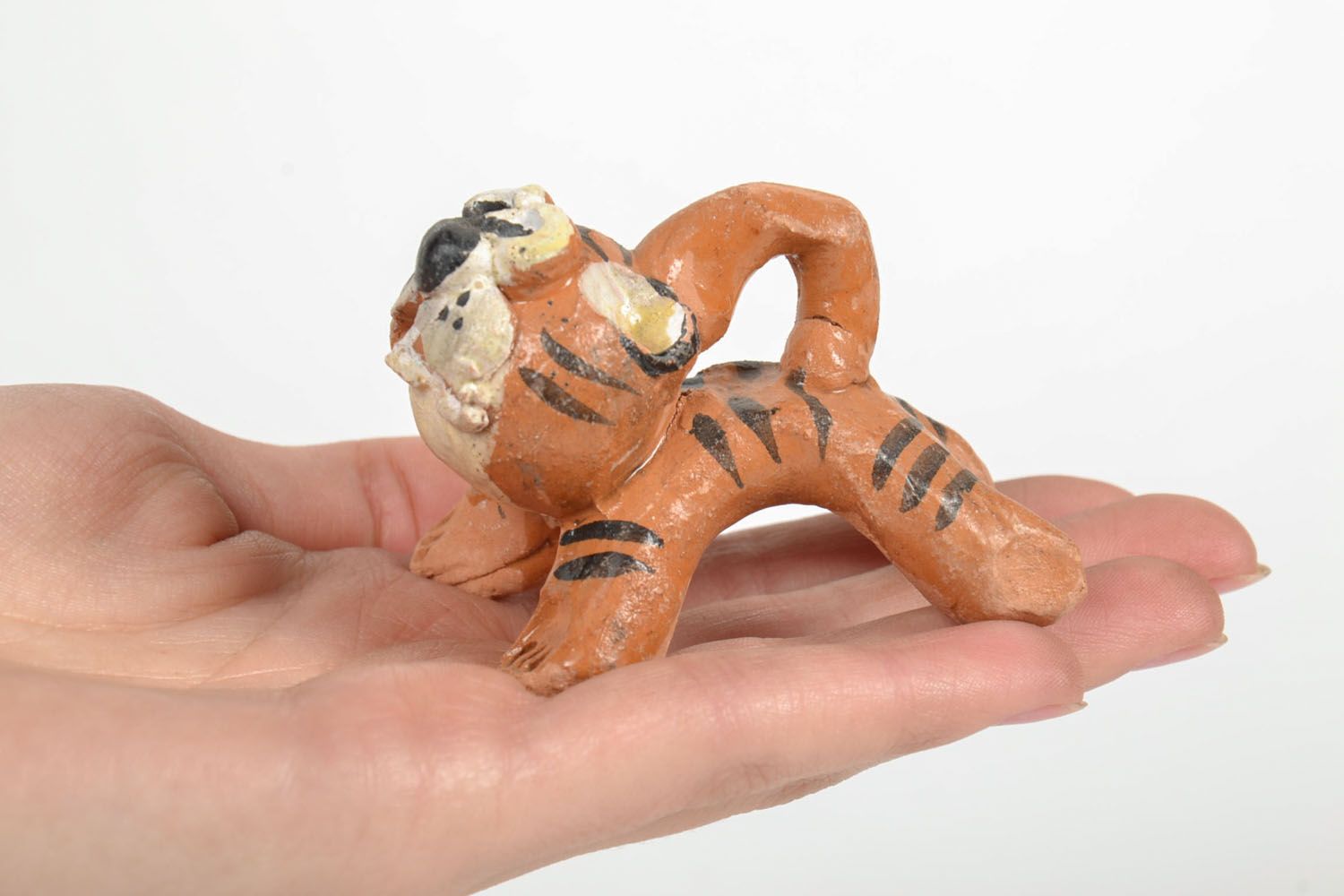 Künstlerische Figurine Tiger foto 5