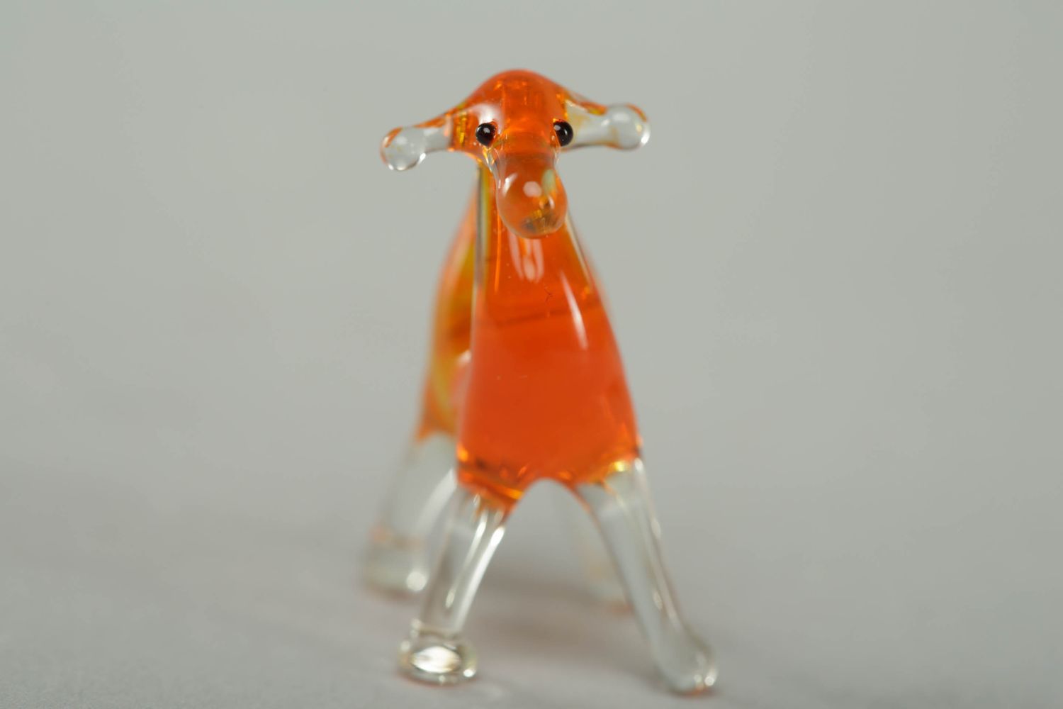 Figura de cristal en técnica de lampwork Camello foto 2