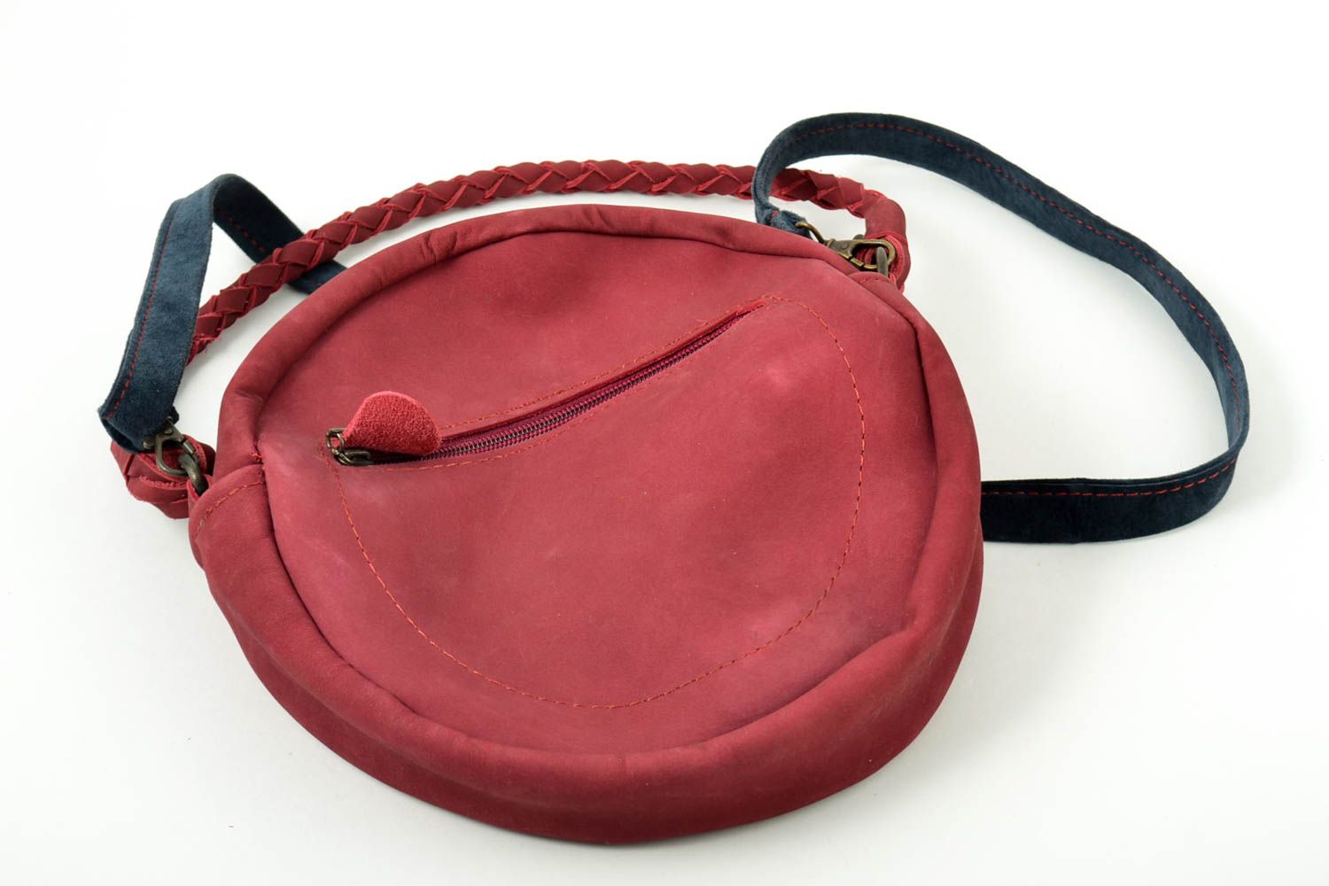 Bolso de cuero hecho a mano accesorios de moda regalo original para mujeres foto 5